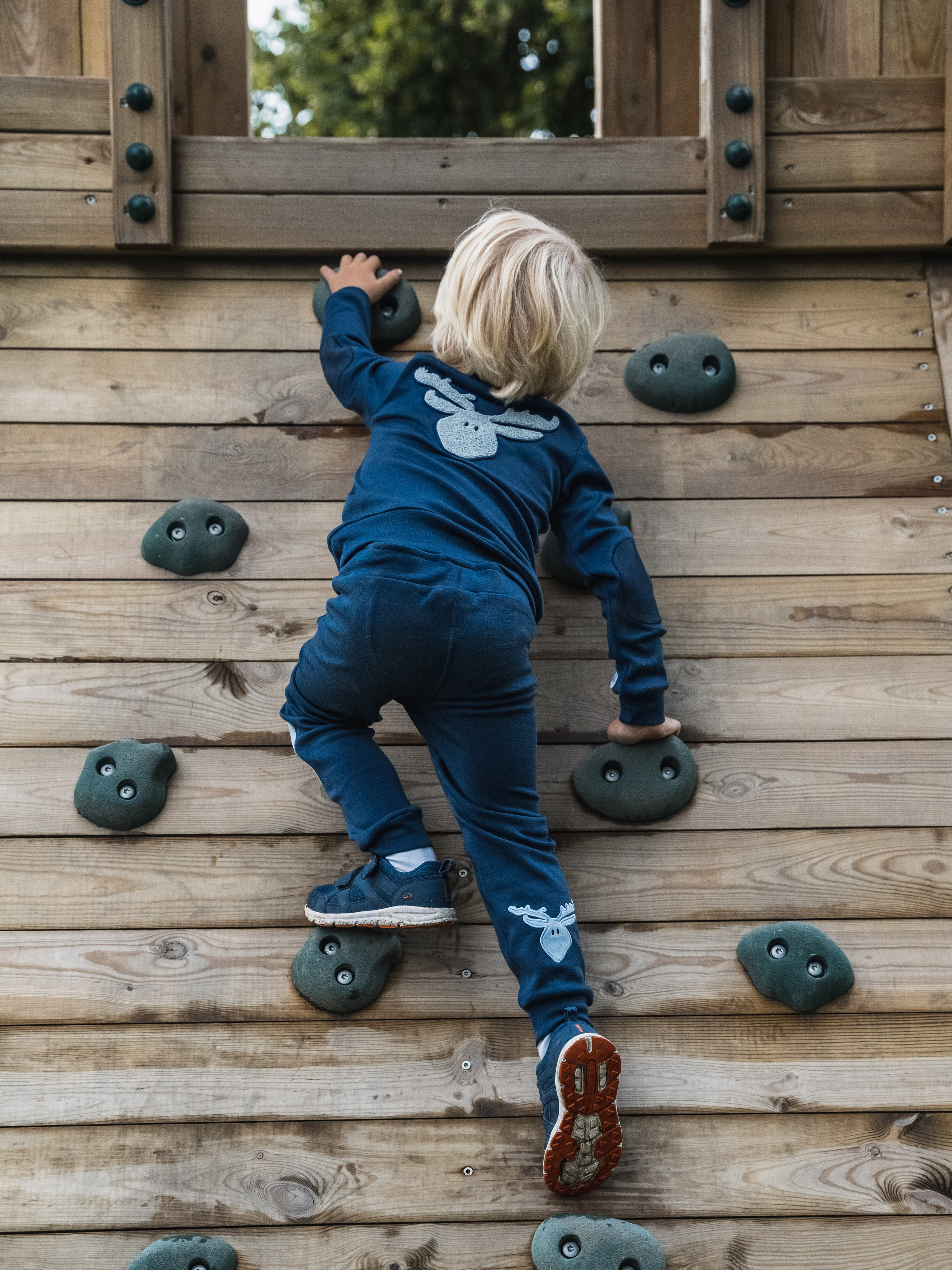 Bergen Merino Pants Blue