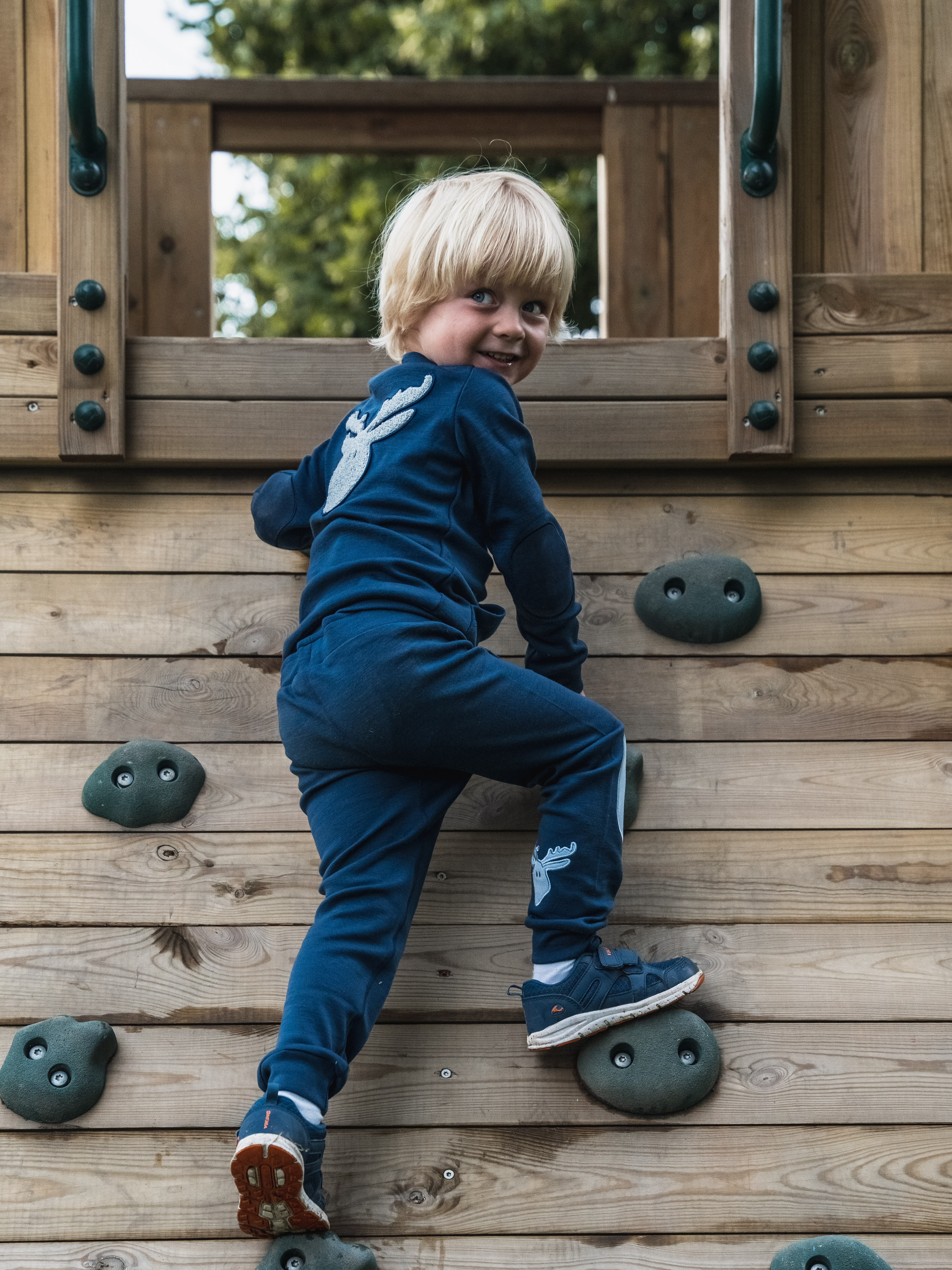 Bergen Merino Pants Blue