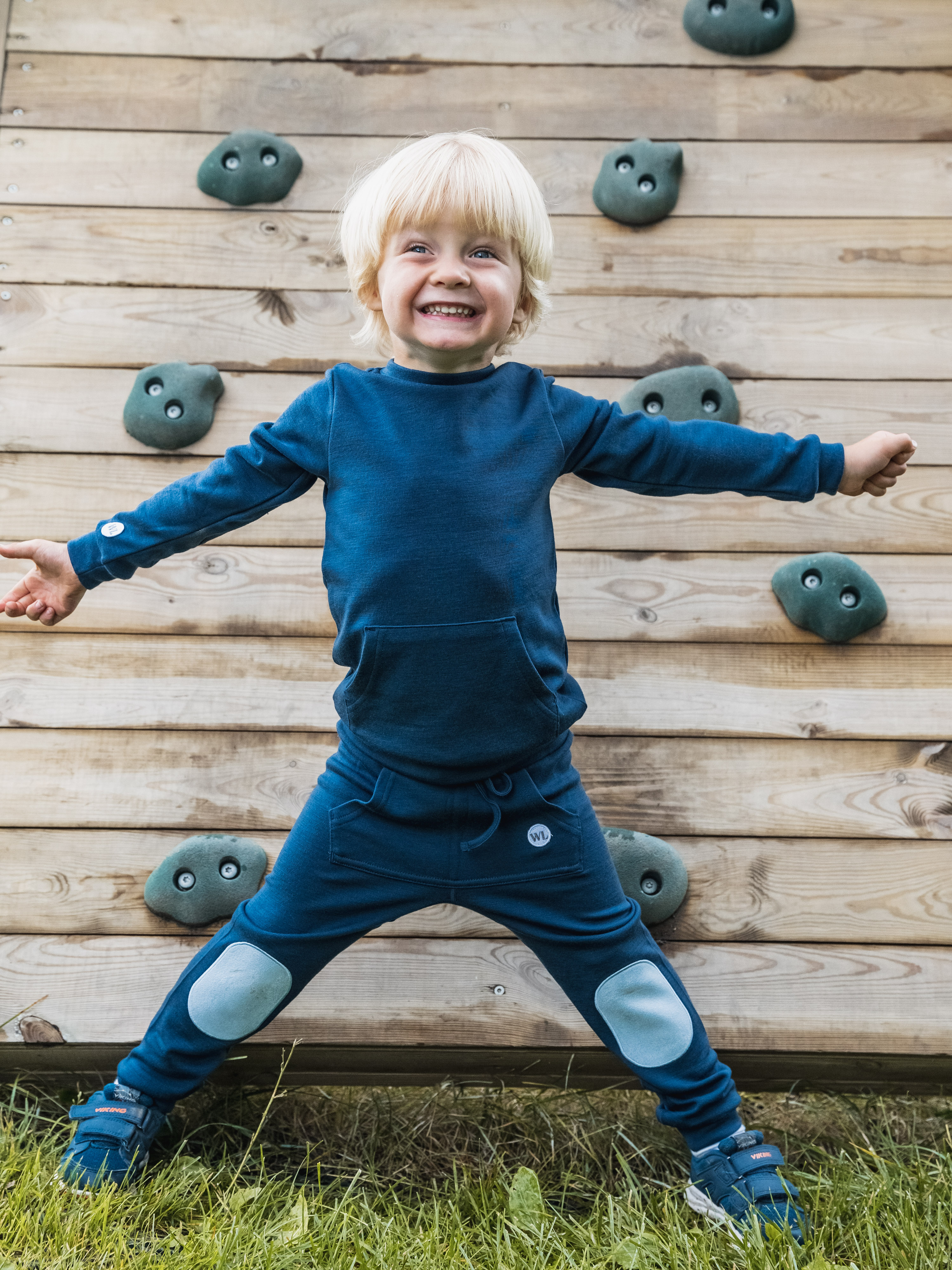 Bergen Merino Pants Blue