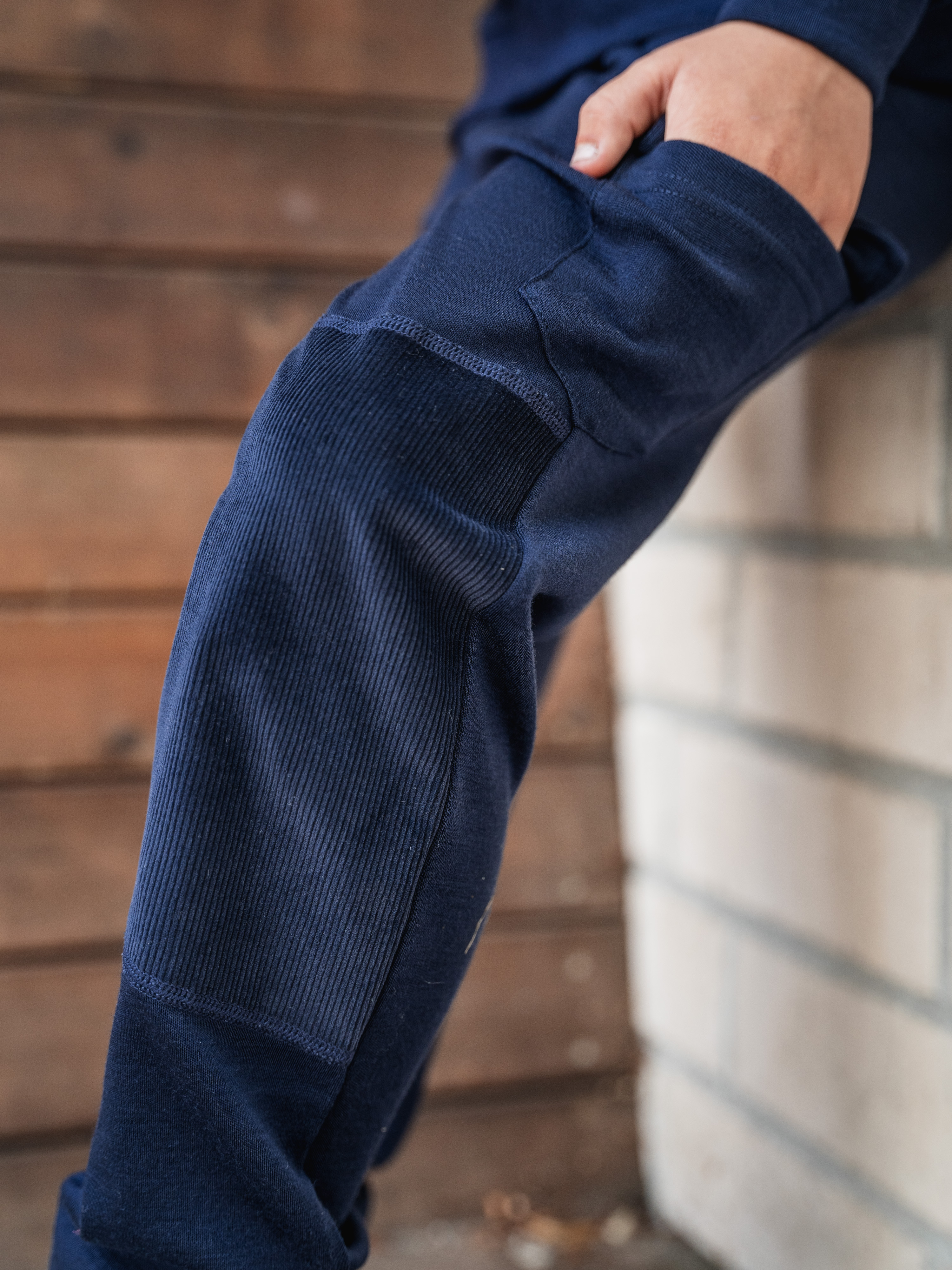 Hamna Merino Pants Blue Ink
