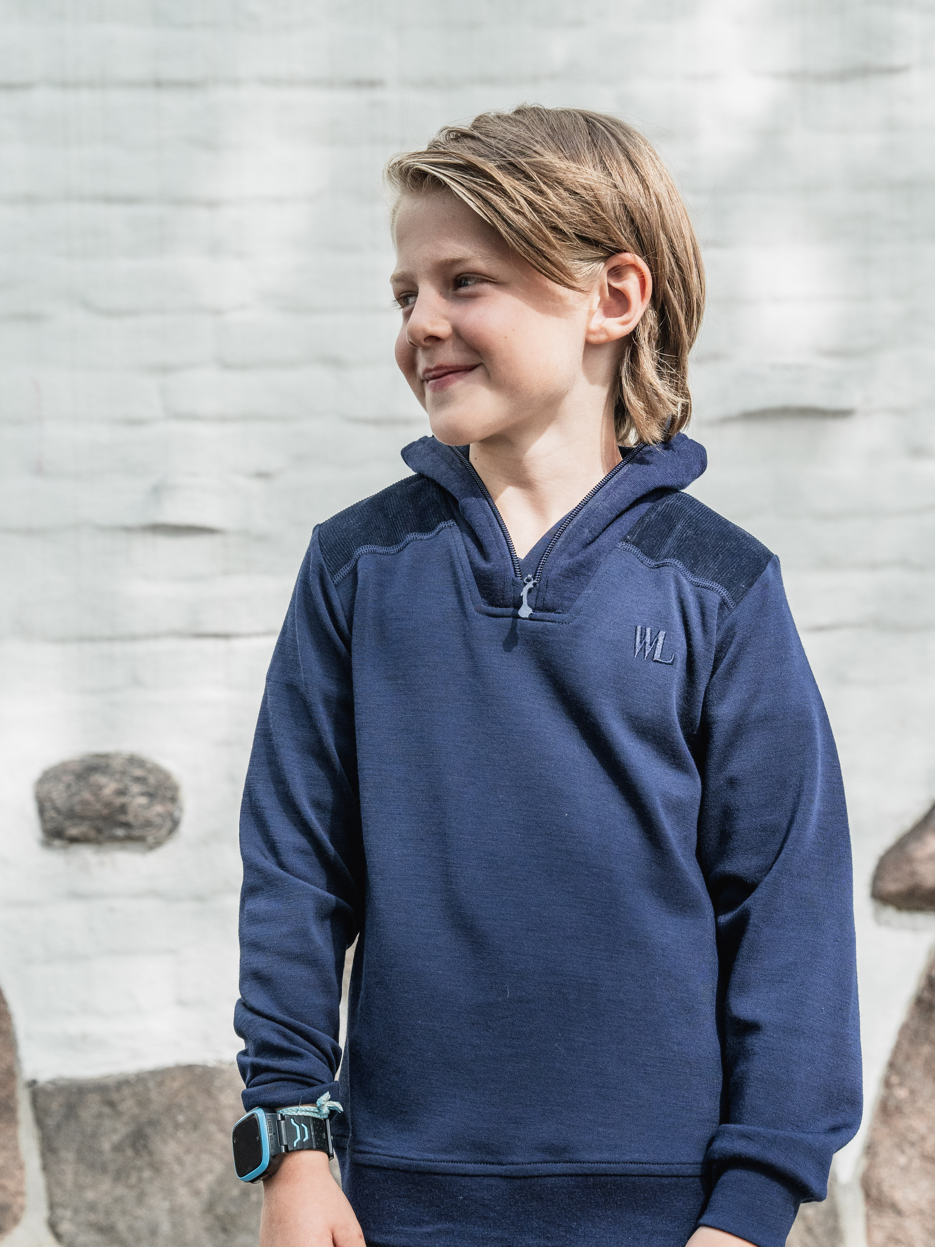 Lakselv Merino Sweater Blue Ink