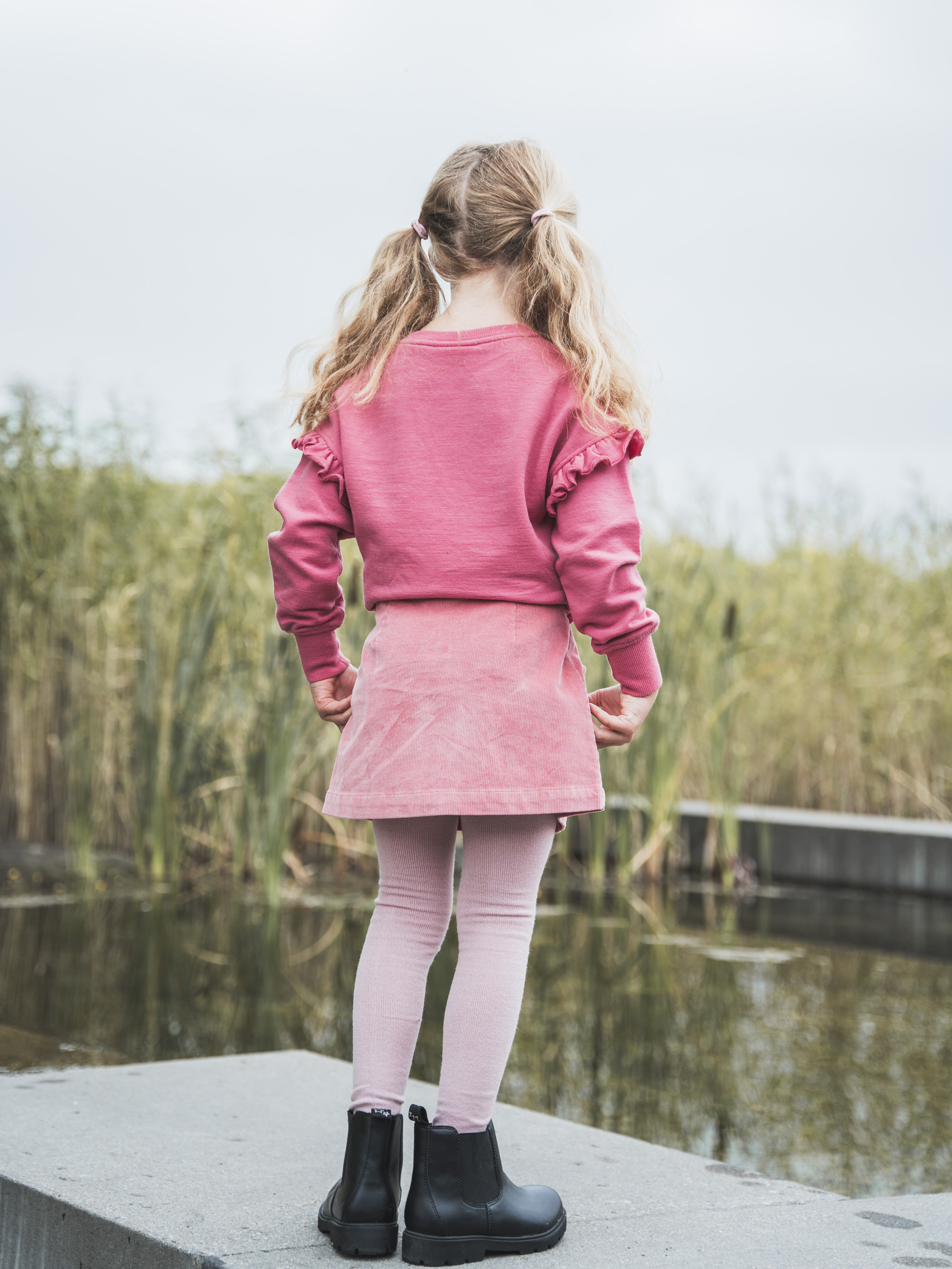 Molde Cord Skirt Strawberry Ice