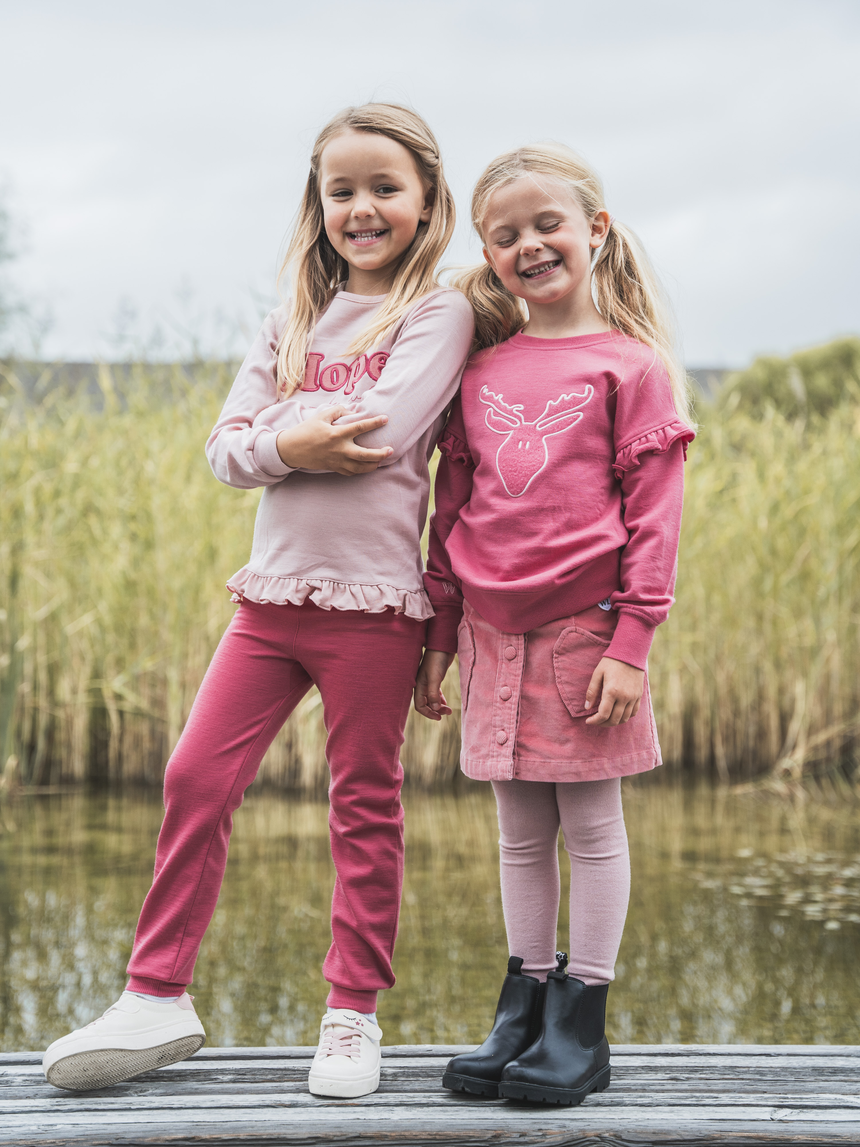 Molde Cord Skirt Strawberry Ice