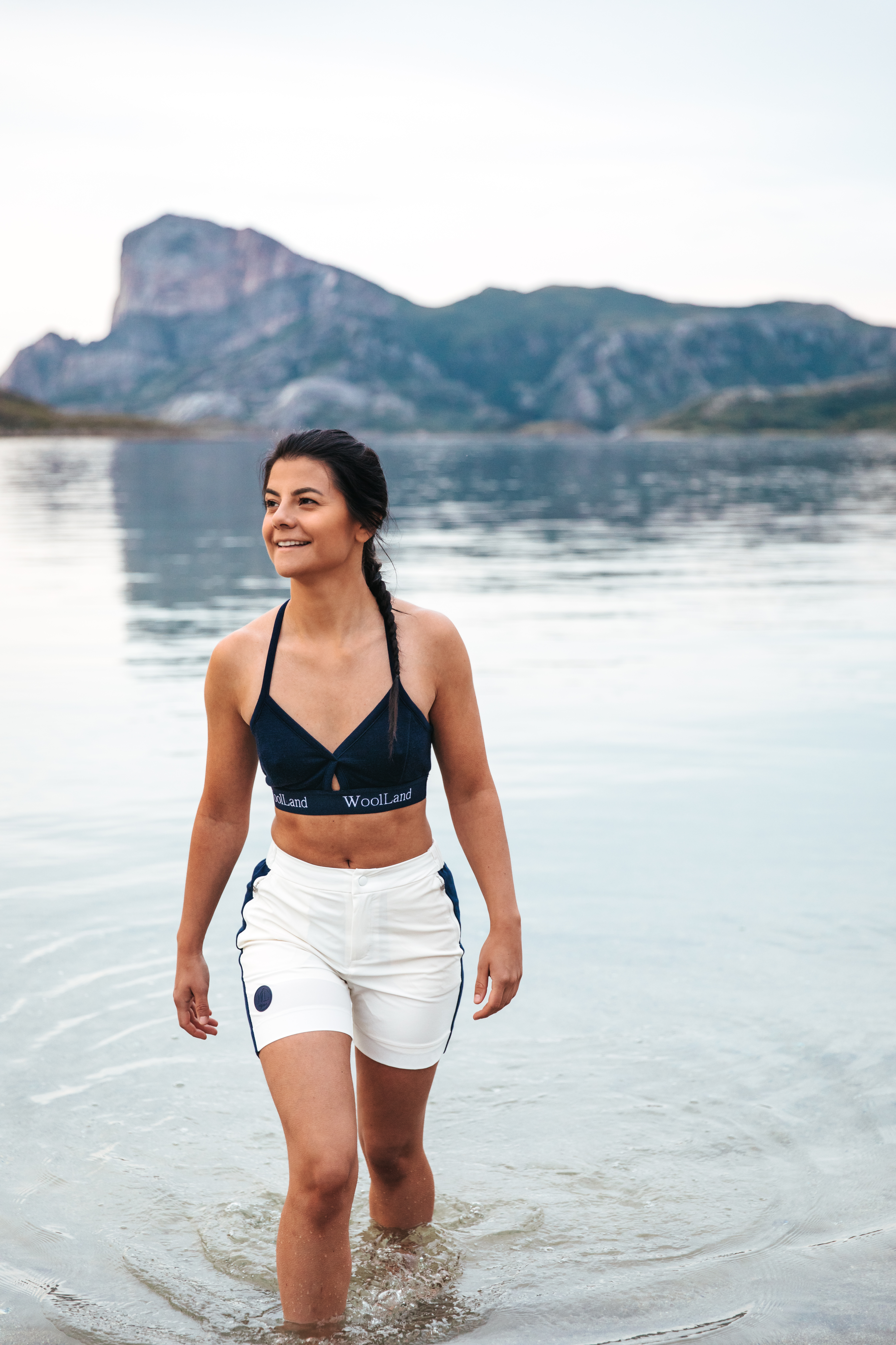 Sandfjellet Merino Bra Blue