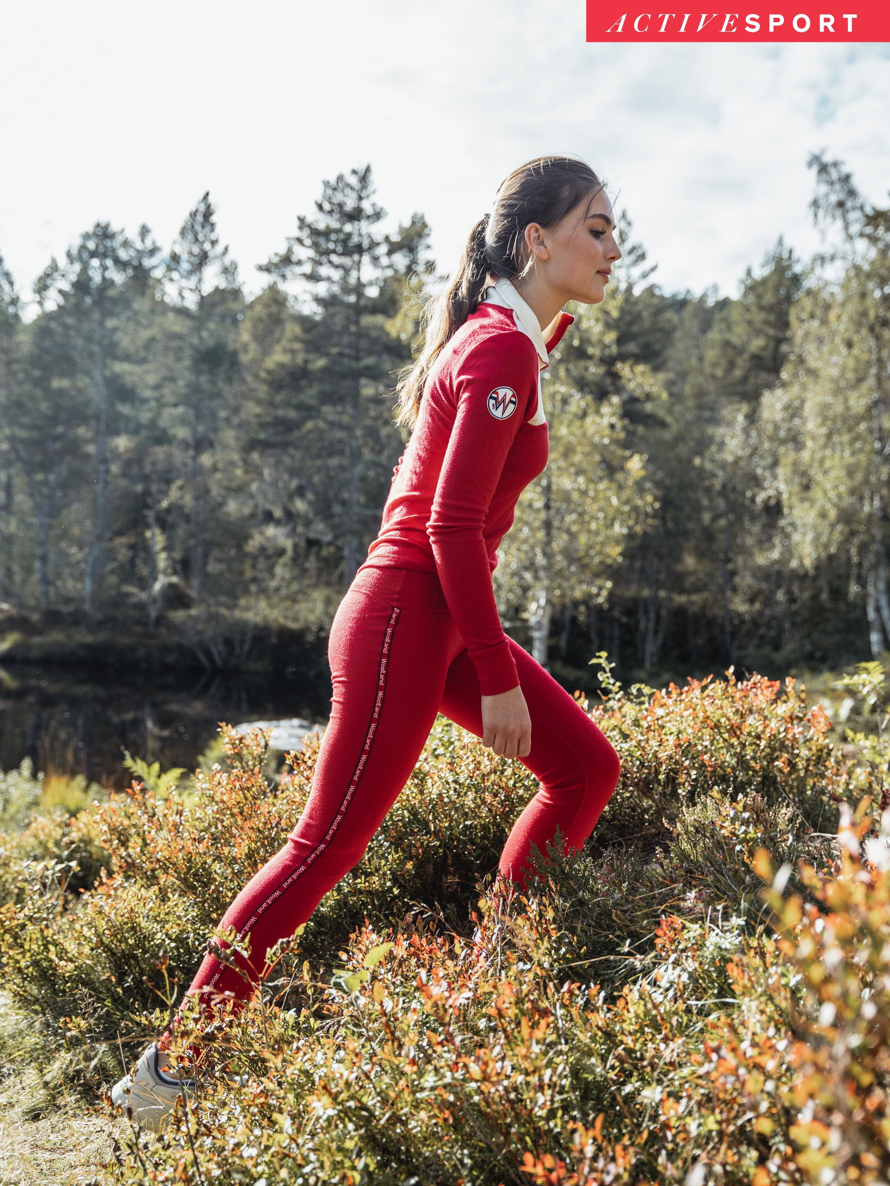 Tyin Merino Tights Red