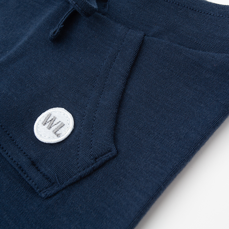 Bergen Merino Trousers With Moose Night Blue