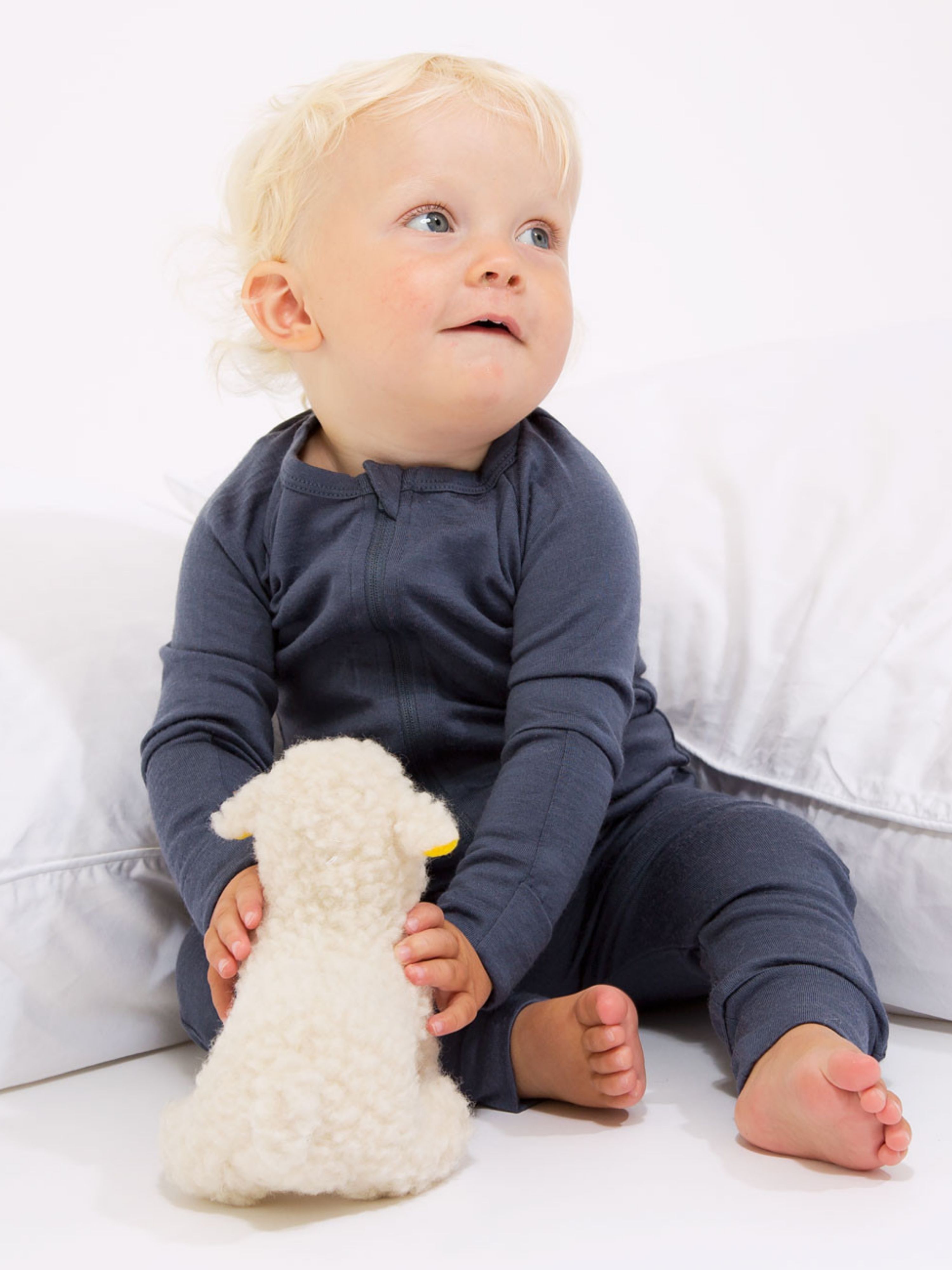 Levanger Merino Pyjamas Stone Blue