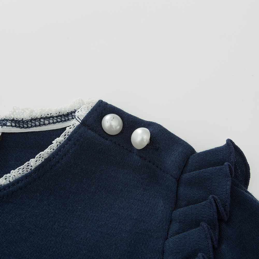 Bergen Merino Top  Night Blue