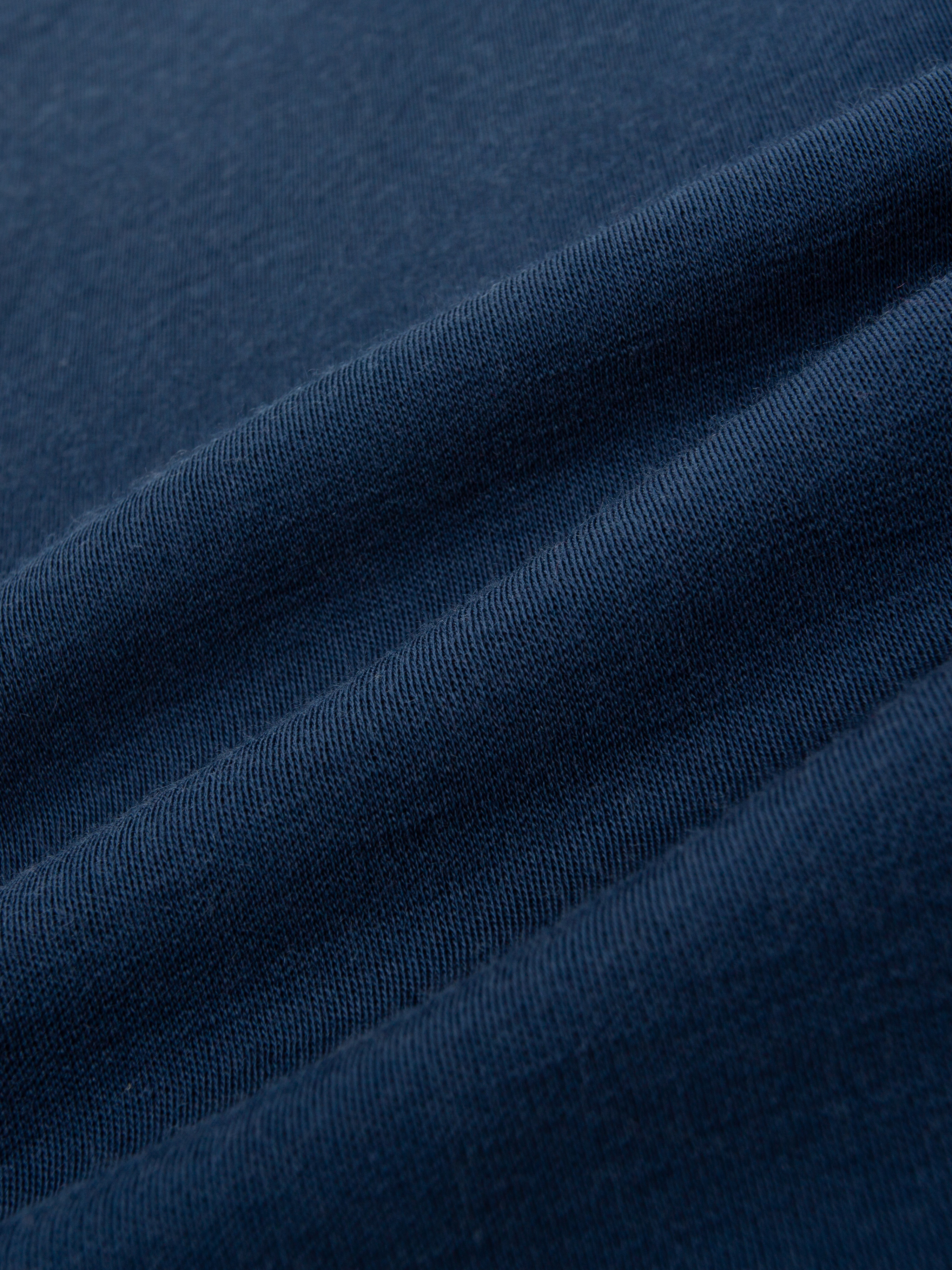 Bergen Merino Top  Night Blue