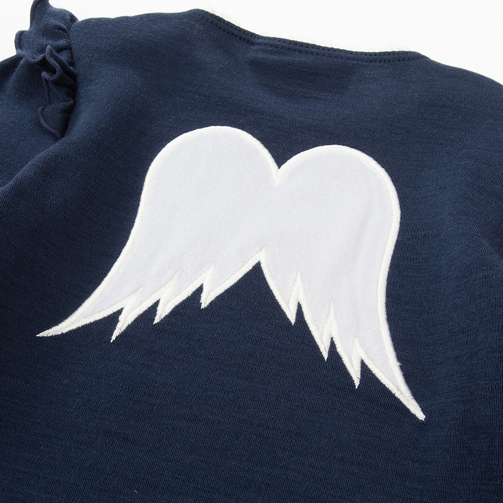 Bergen Merino Top  Night Blue