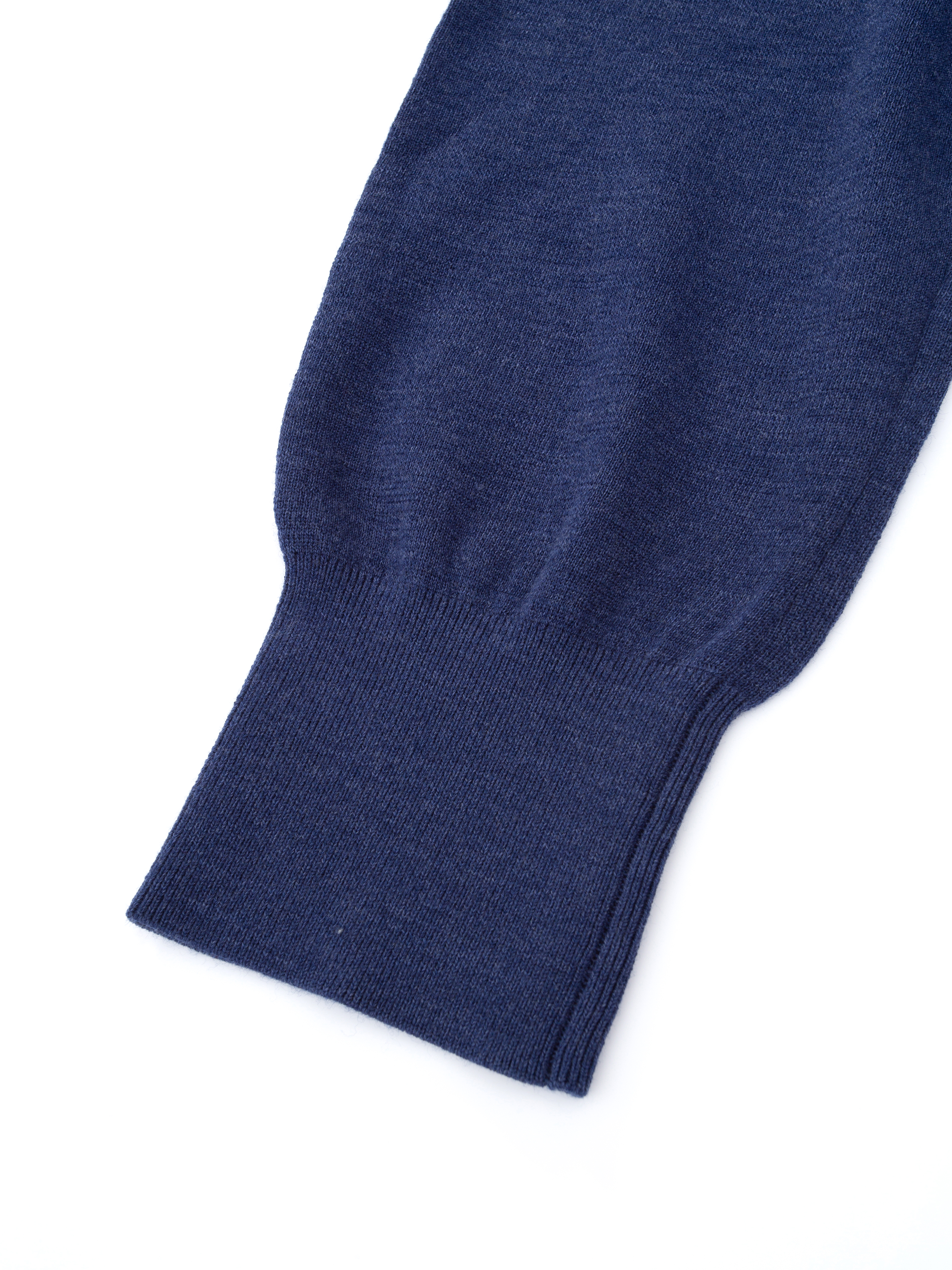 Justatinden Knitted Wool Pants Indigo Blue