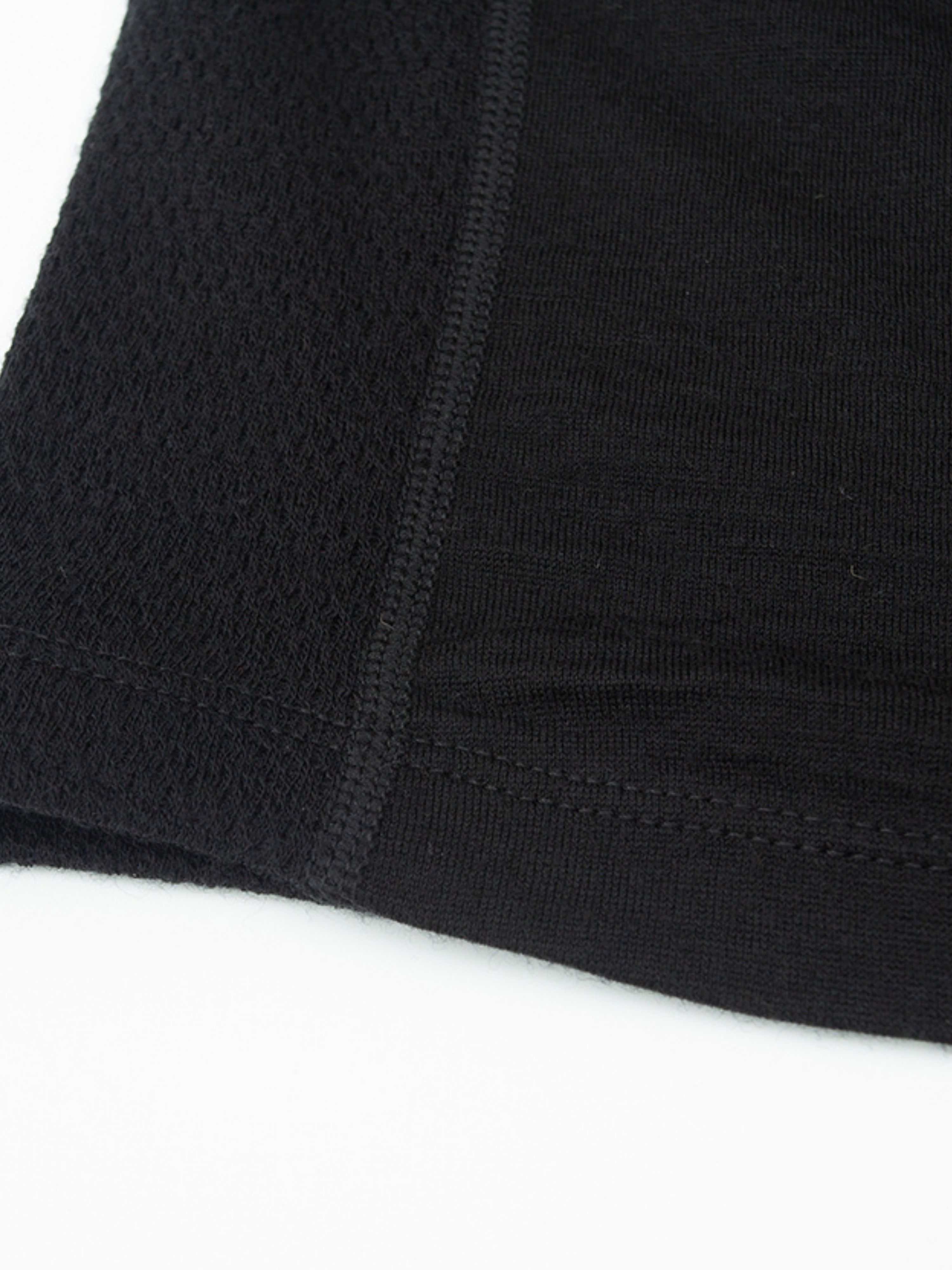 Rena Merino Base Layer Crew Top Black