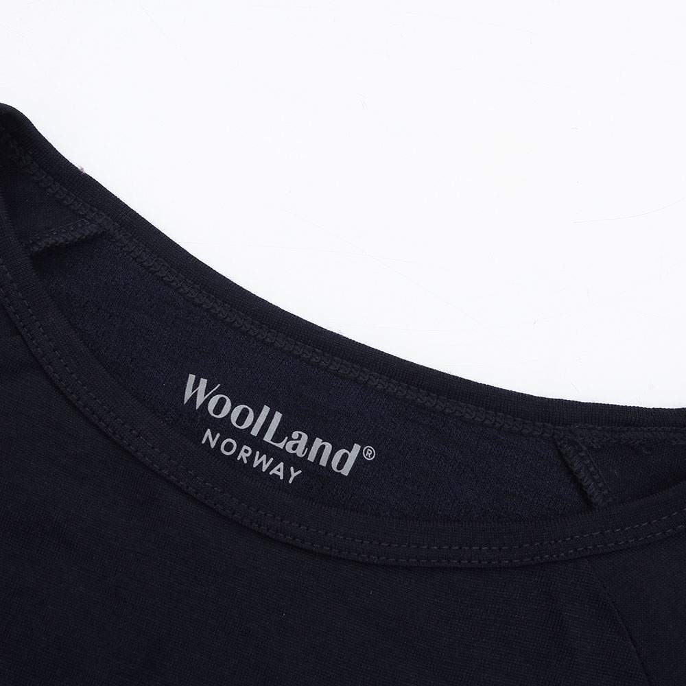 Rena Merino Base Layer Crew Top Blue