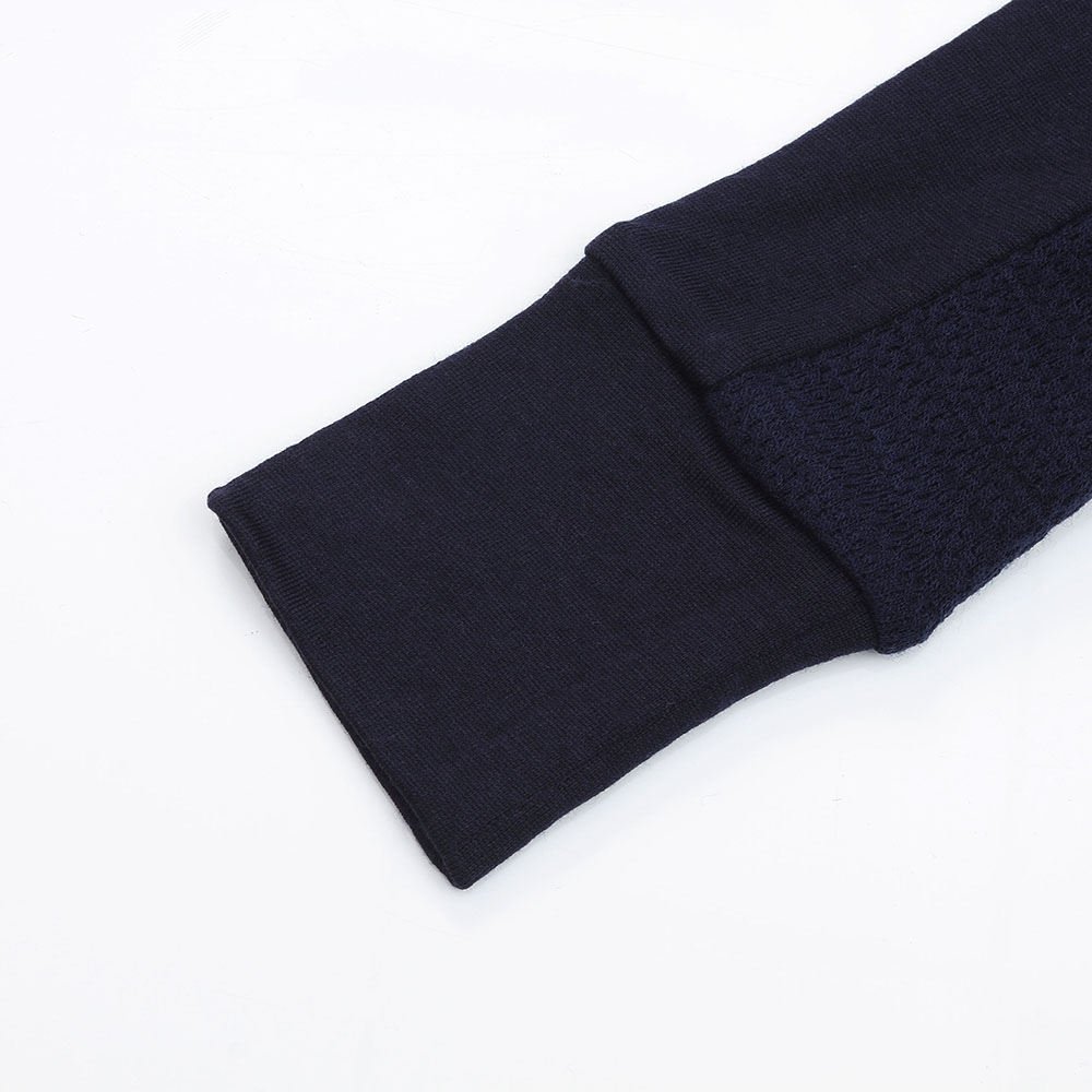 Rena Merino Base Layer Crew Top Blue