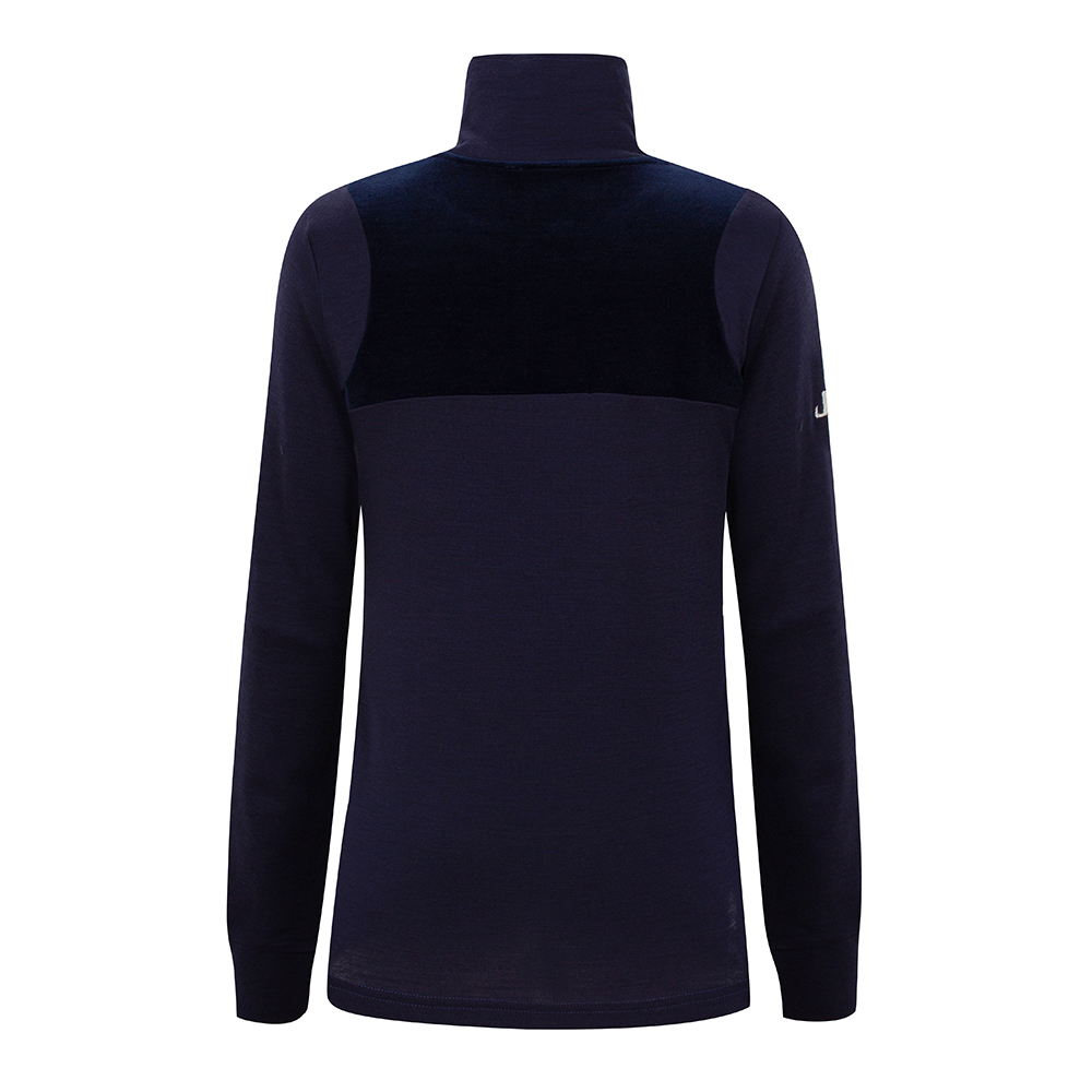 Sirdal Merino Half-zip Blue Ink