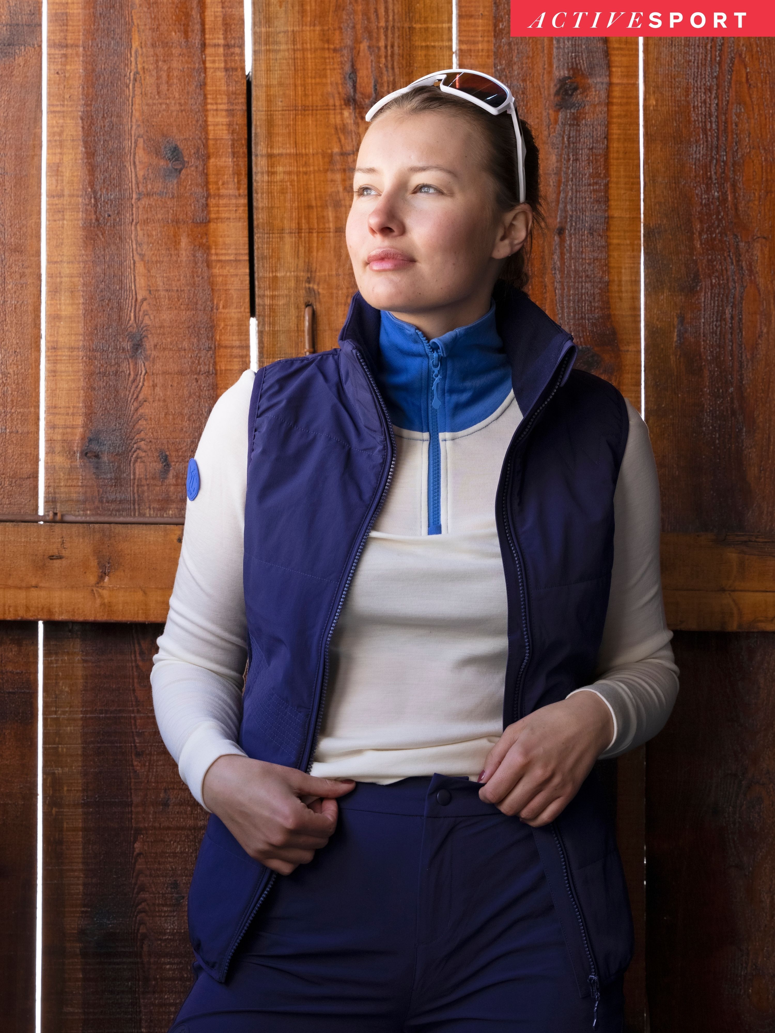 Gausta woman top White - Woolland