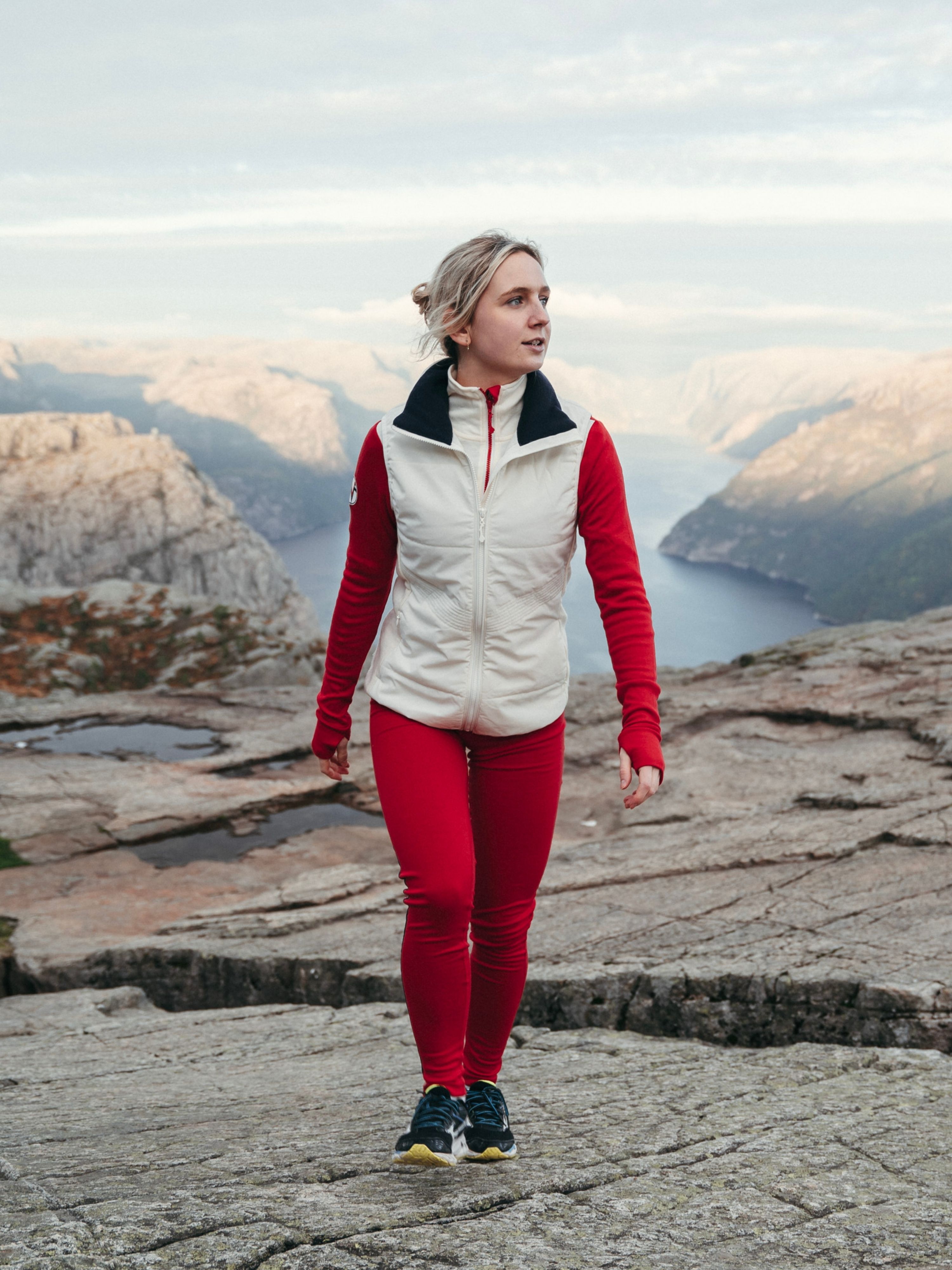 Tyin Merino Tights Red