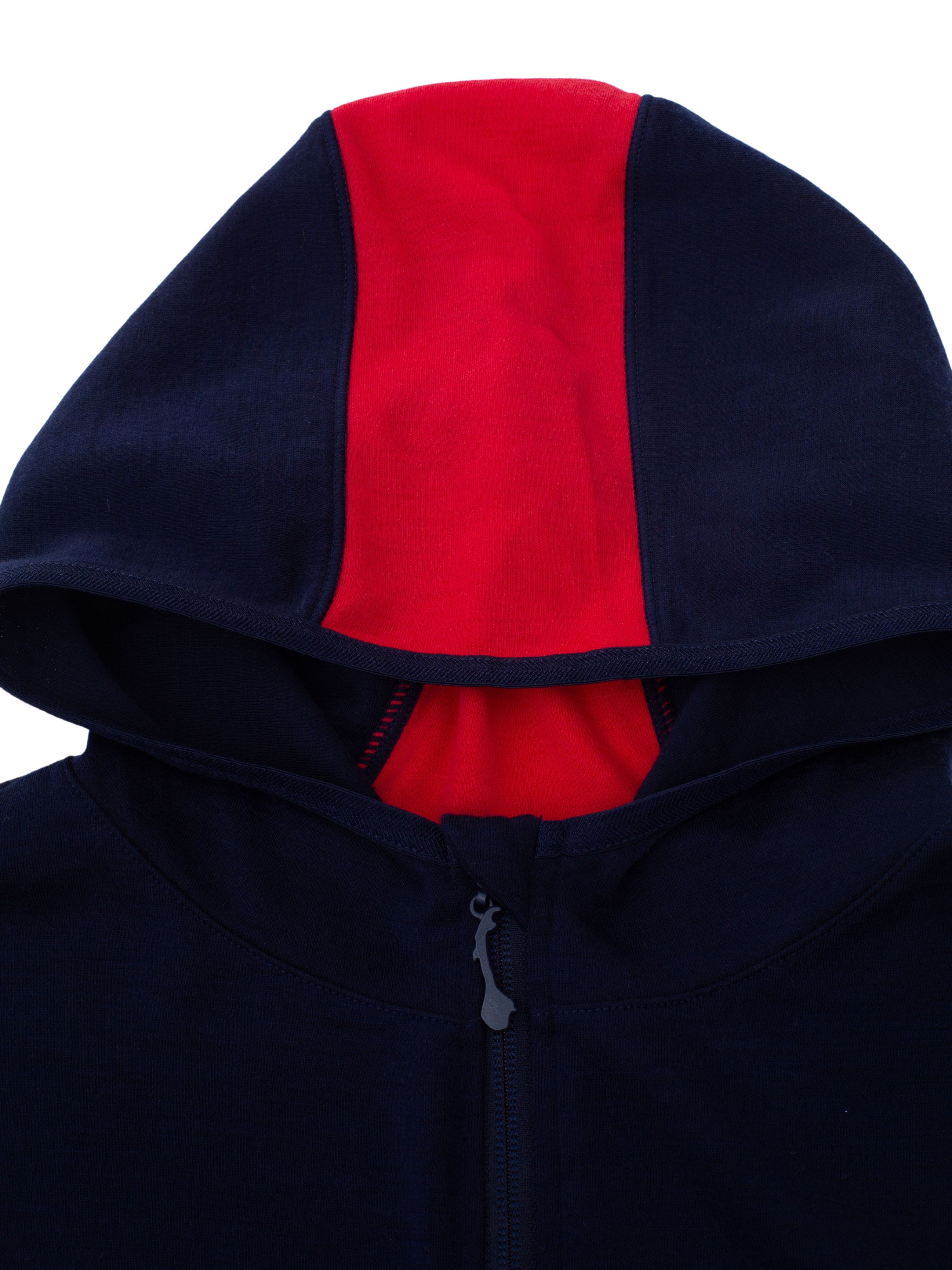 Haukelifjell Wool Top With Hood Blue Ink