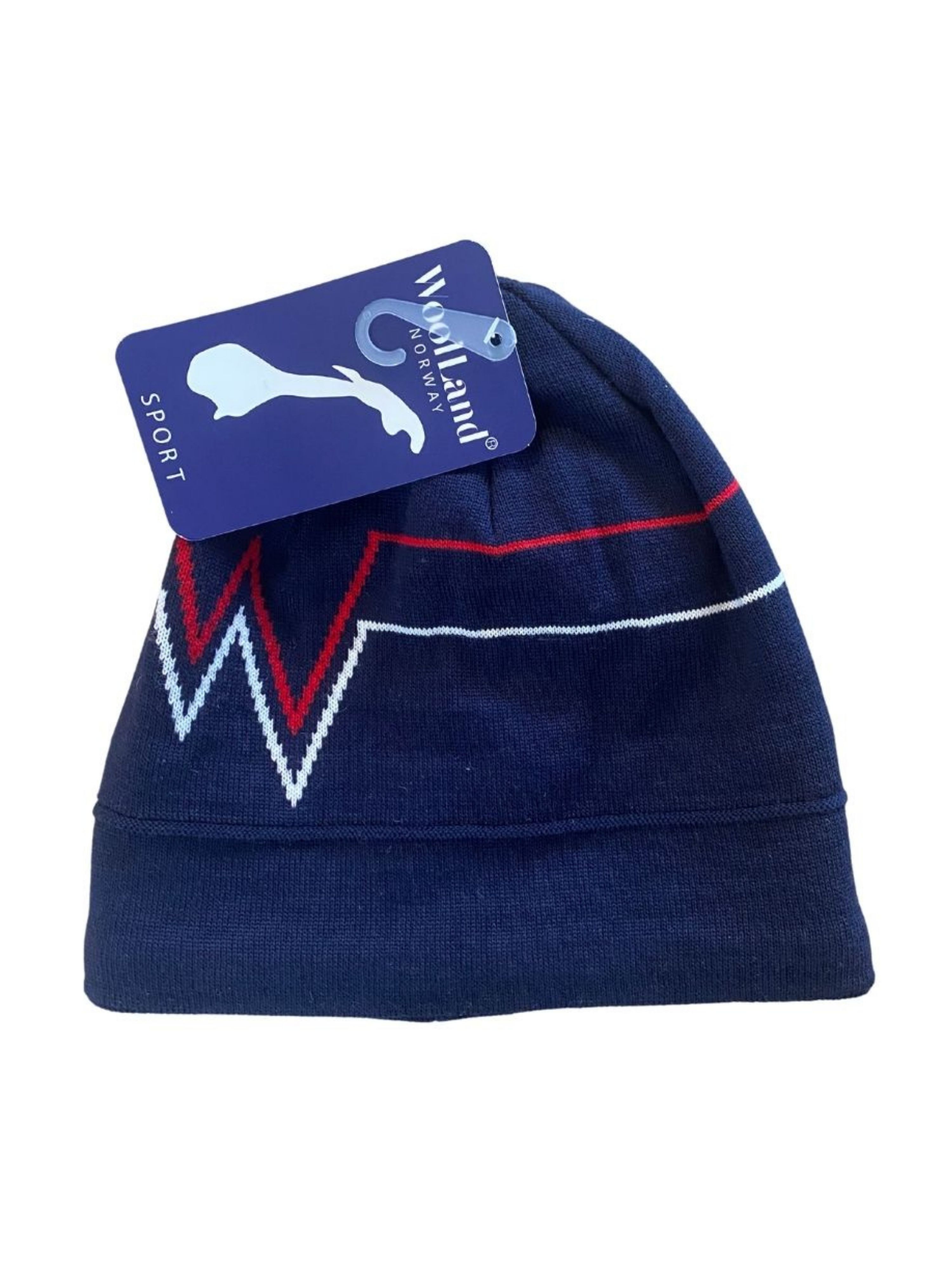 Hallingskarvet Knitted Wool Hat Blue Ink