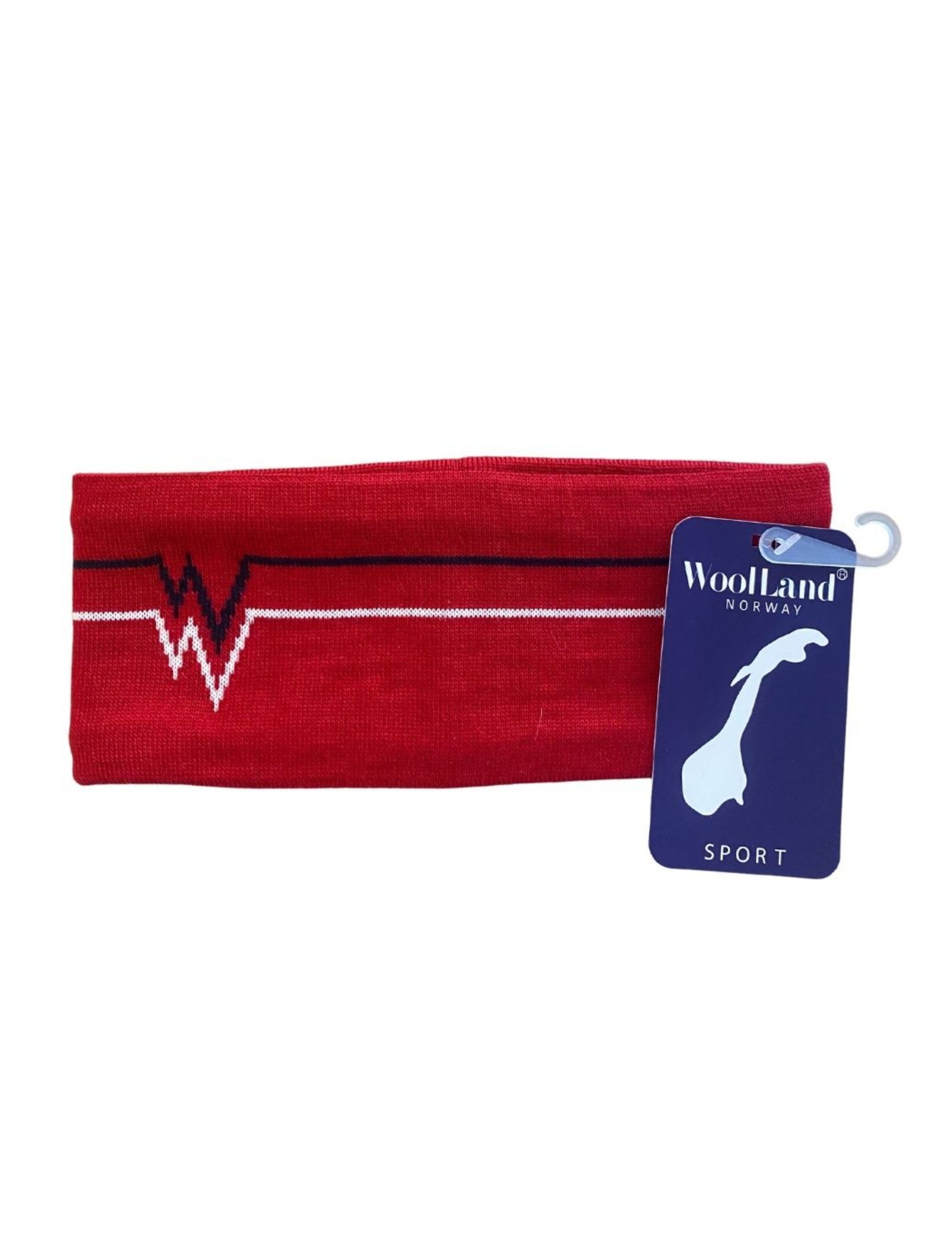 Juvass Knitted Headband Red