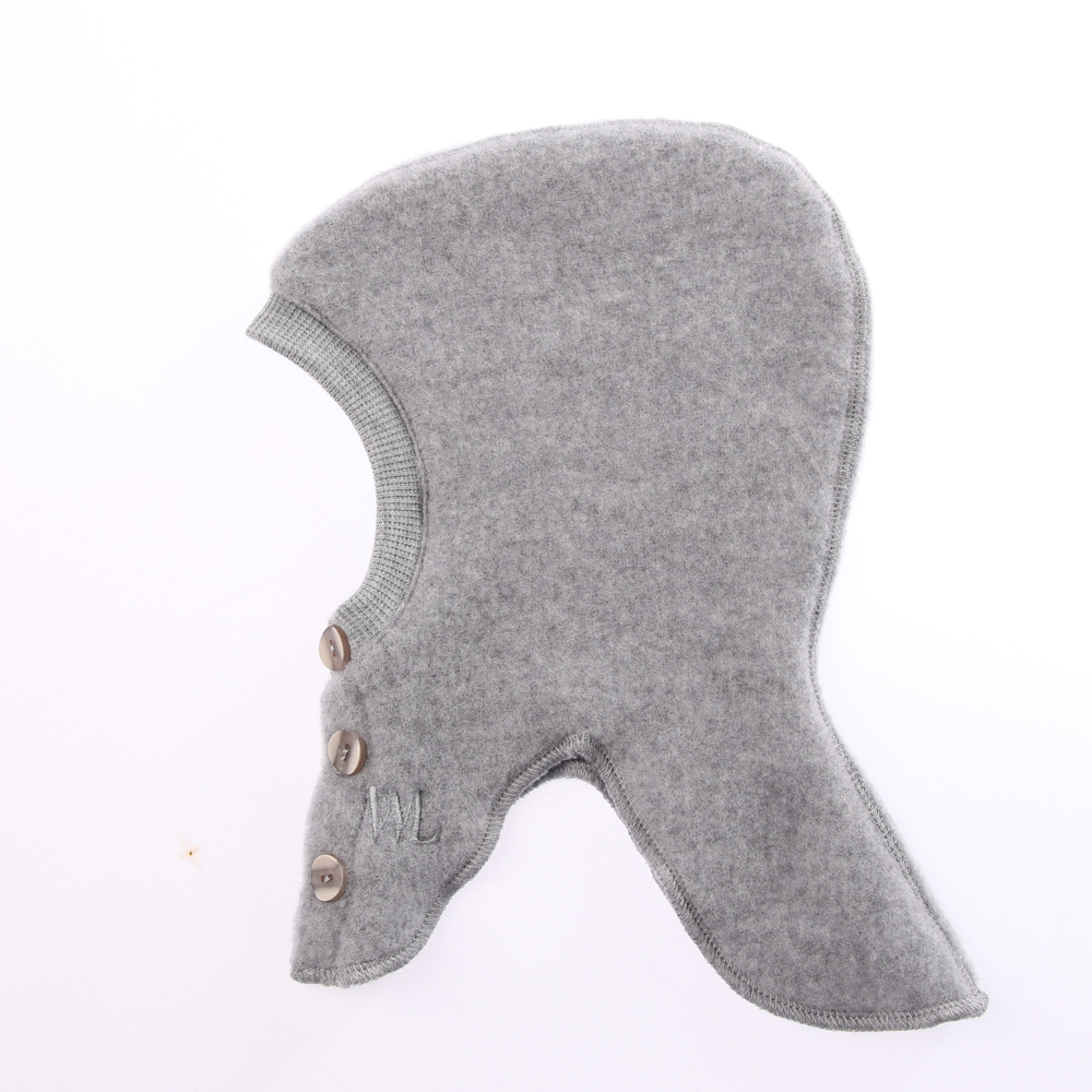 Norefjell Wool Fleece Balaclava Grey Melange