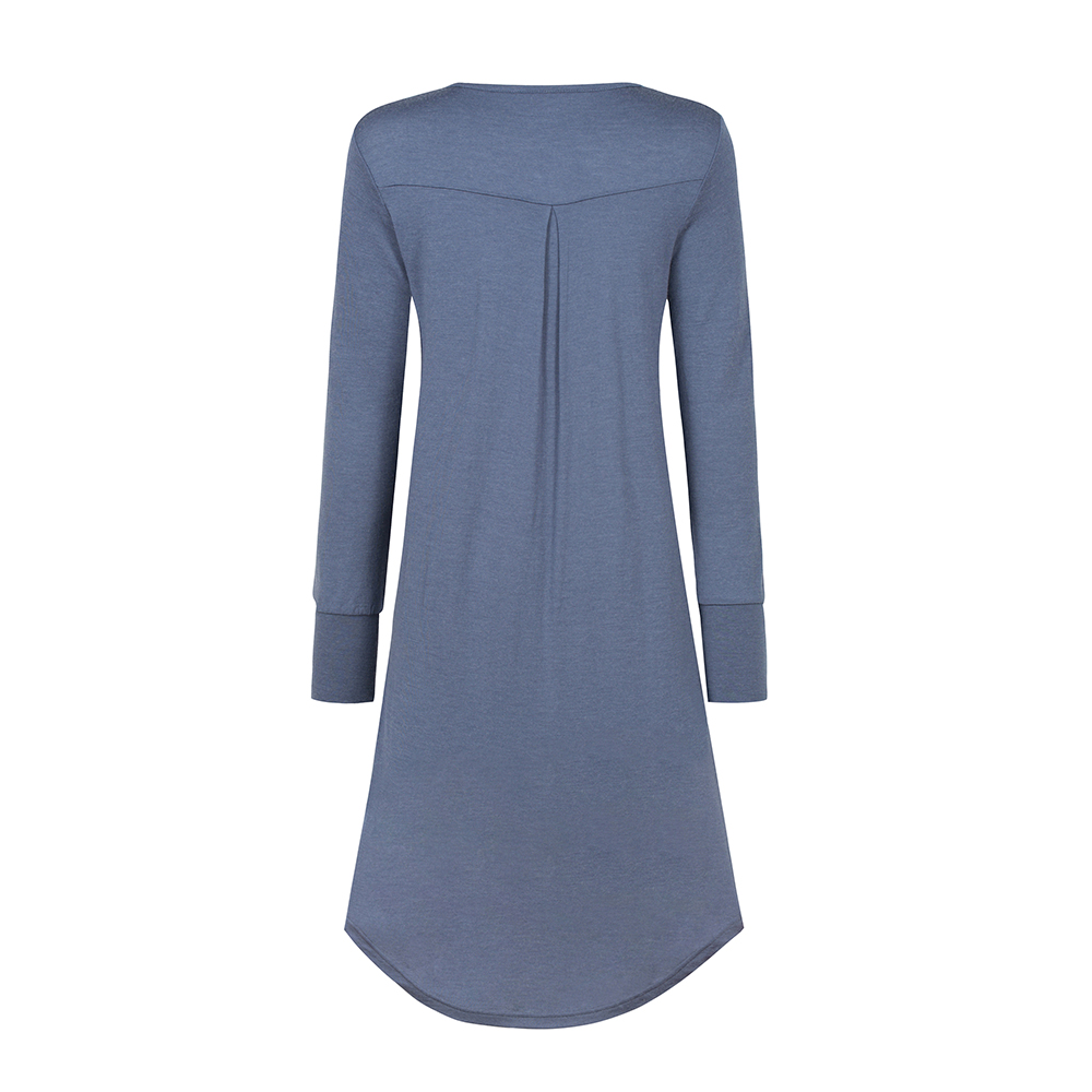 Puttegga Merino Night Gown Blue