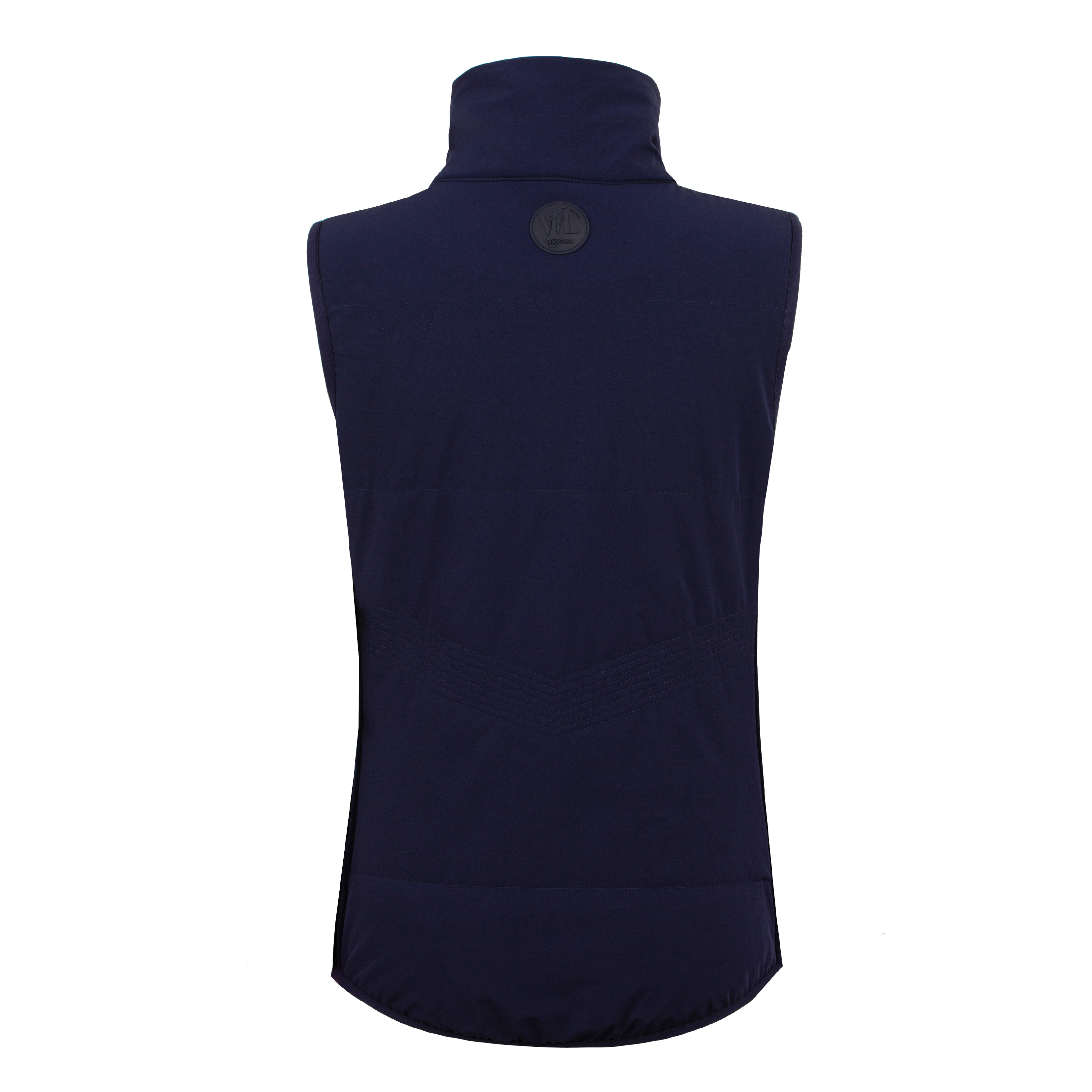 Rena Vest With Wool Padding Blue Ink