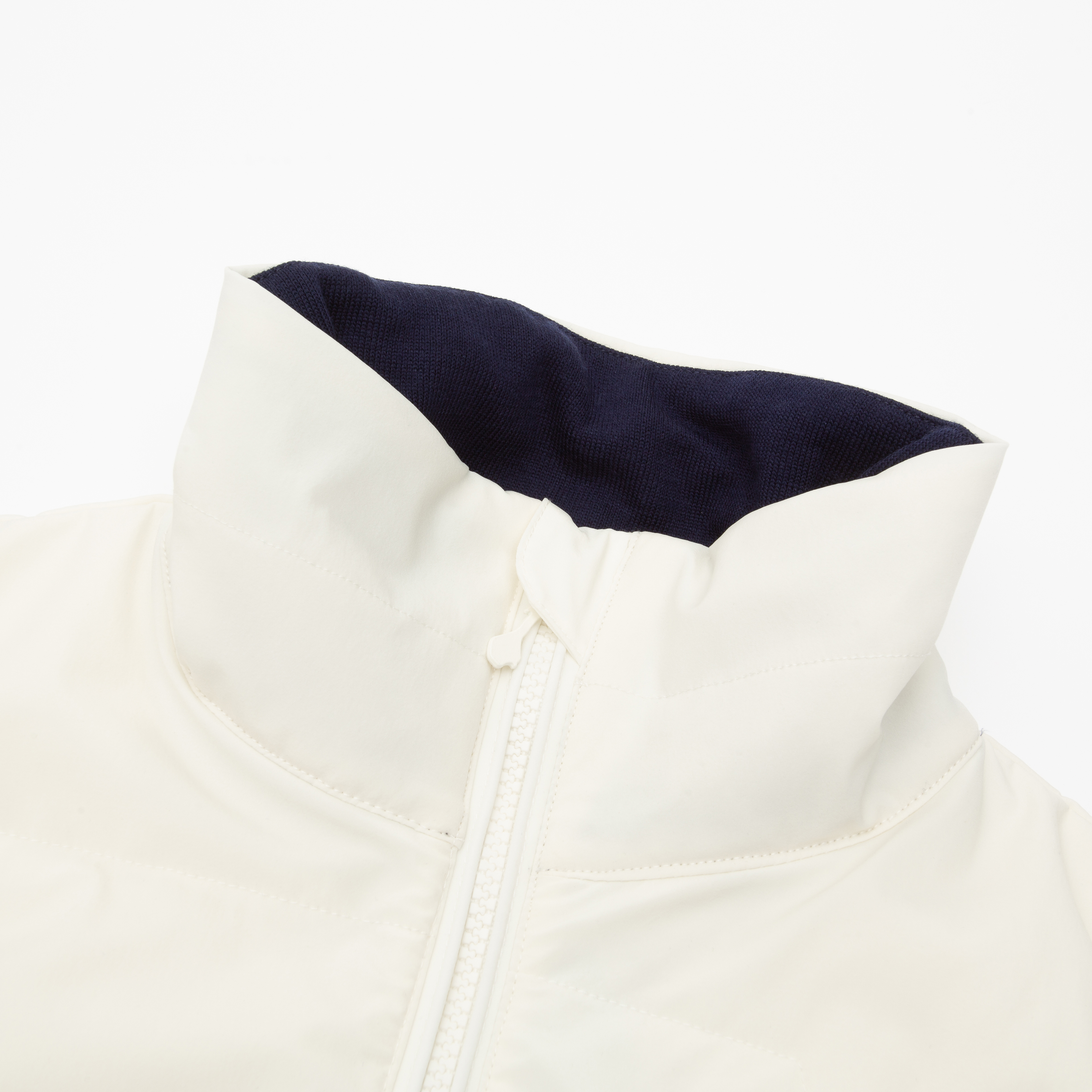 Rena Vest With Wool Padding White