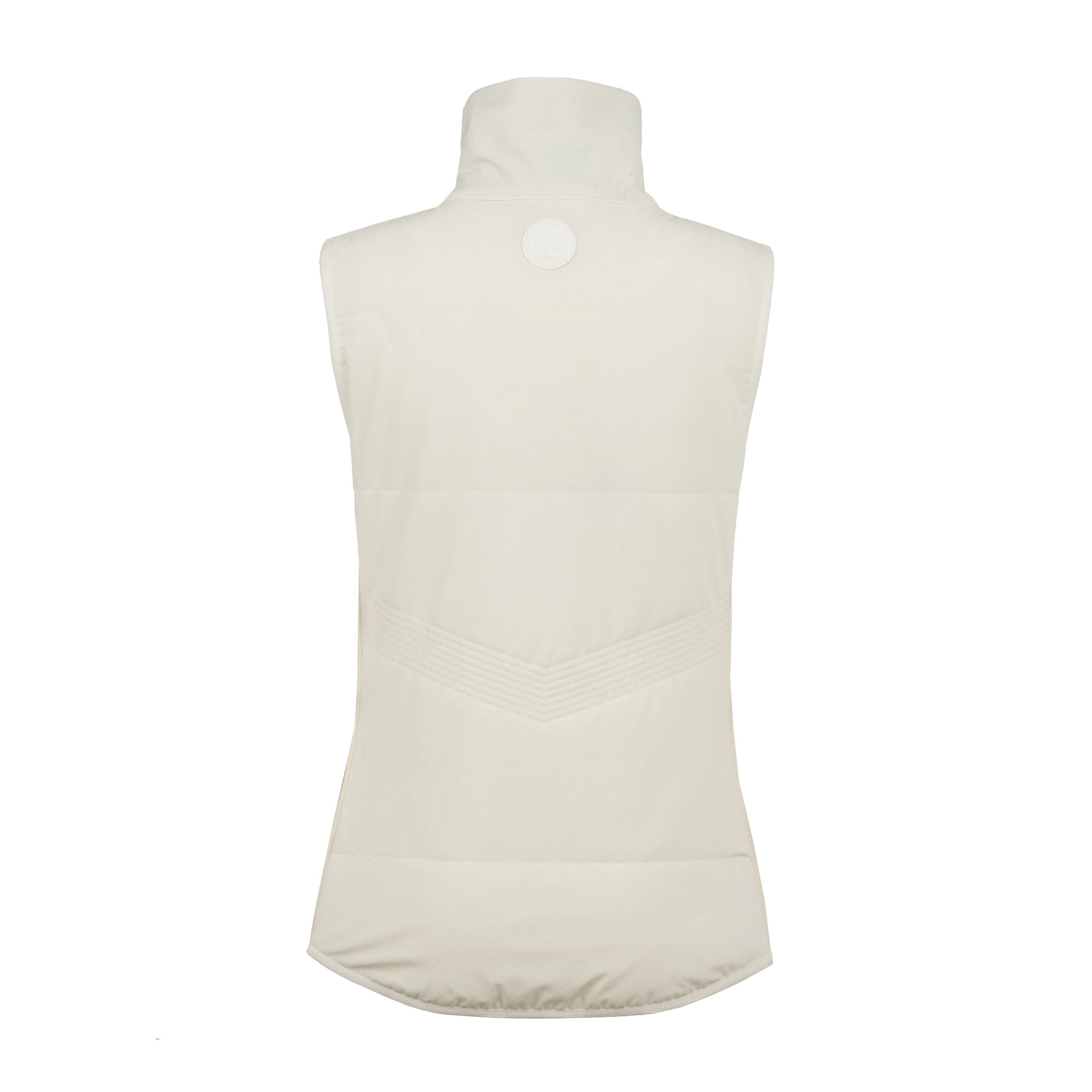 Rena Vest With Wool Padding White