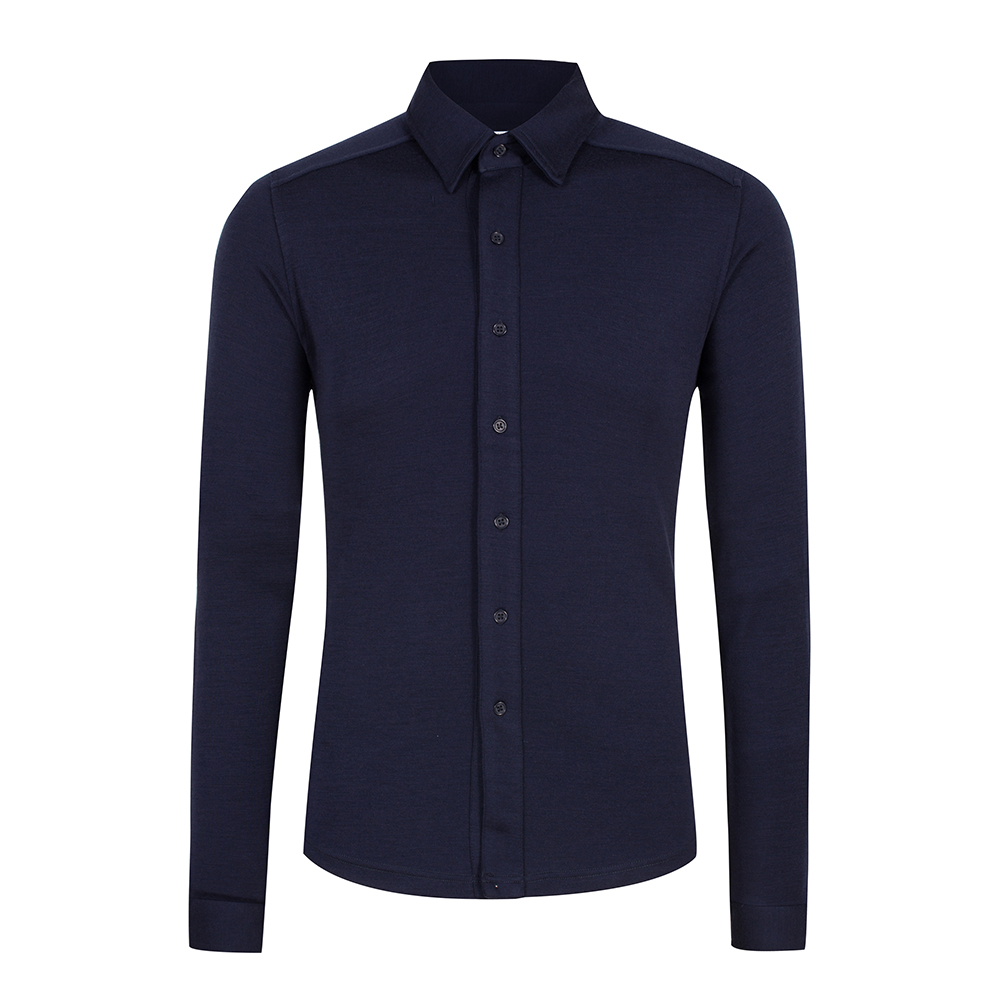 Vefsna Merino Shirt Blue Ink