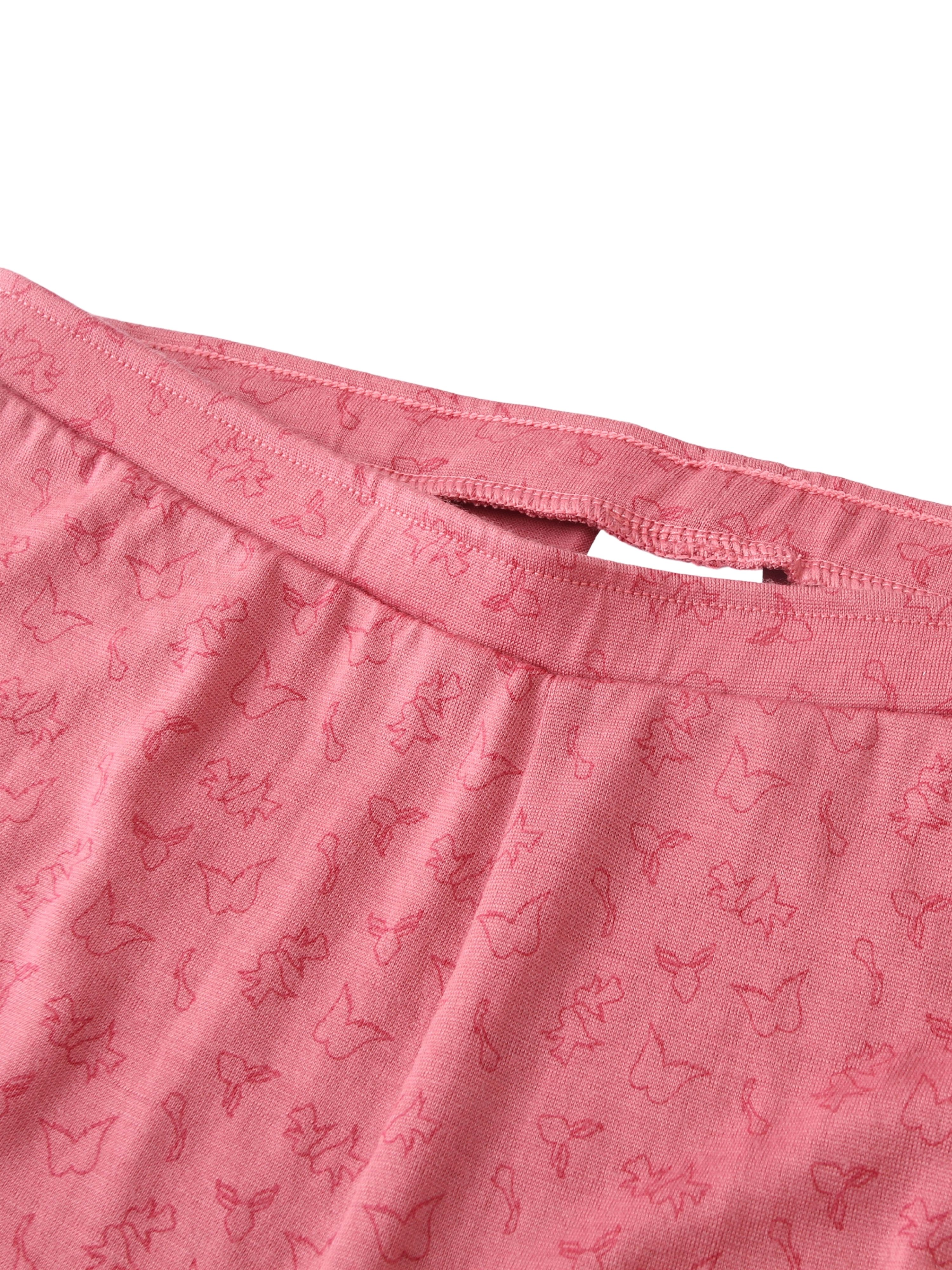 Drøbak Merino Pajamas Set Berry Shake