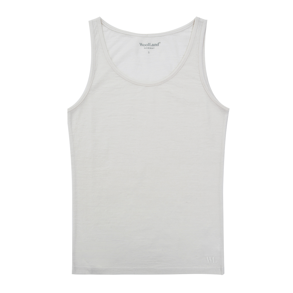 Bryne Merino Singlet Snow White