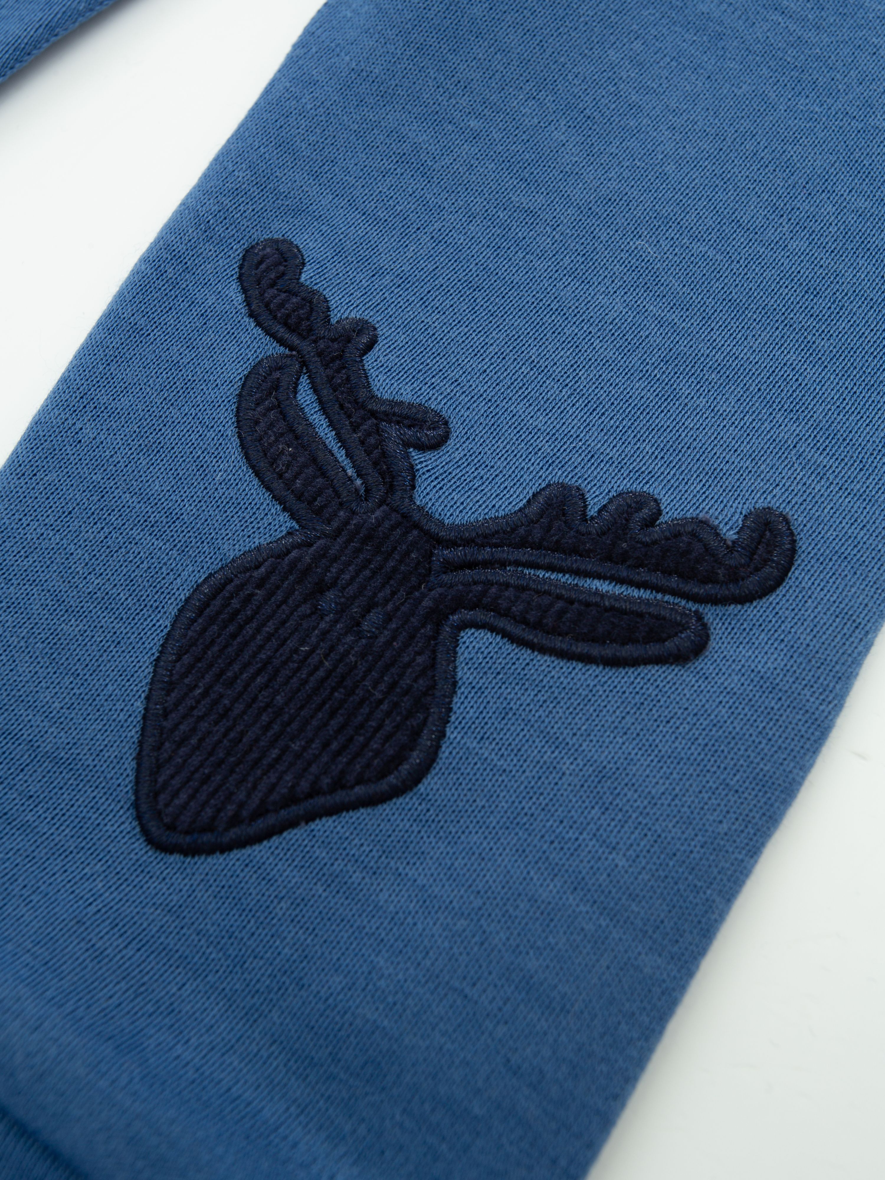 Bergen Merino Trousers With Moose Blue Eyes