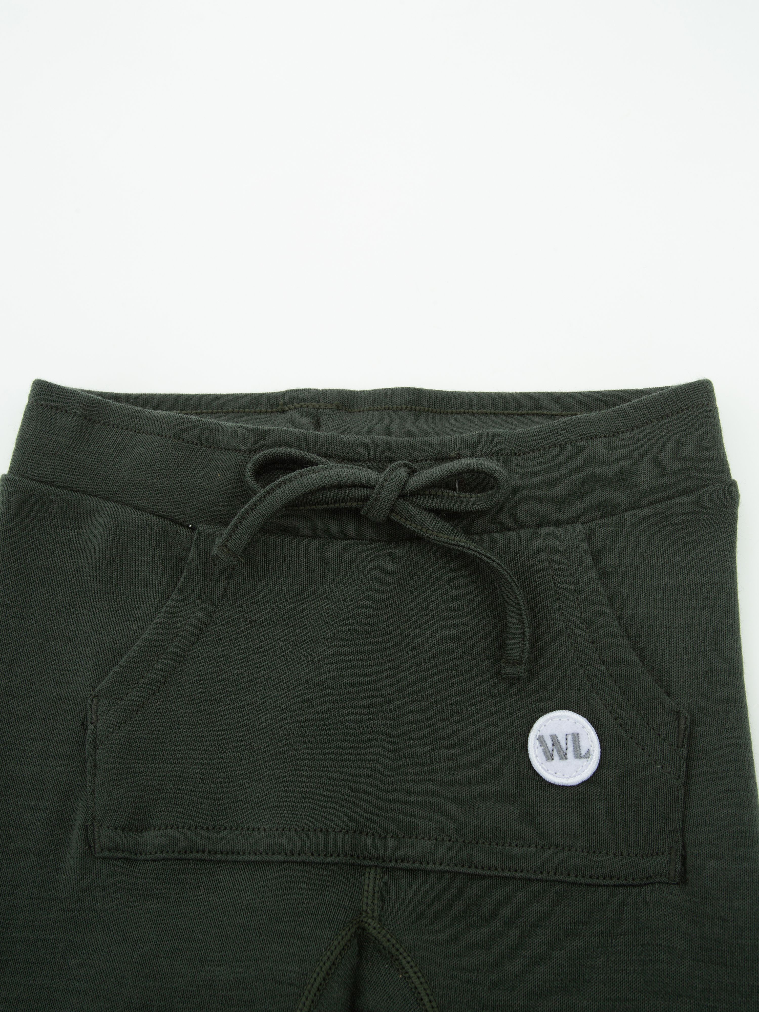 Bergen Merino Trousers With Moose Green