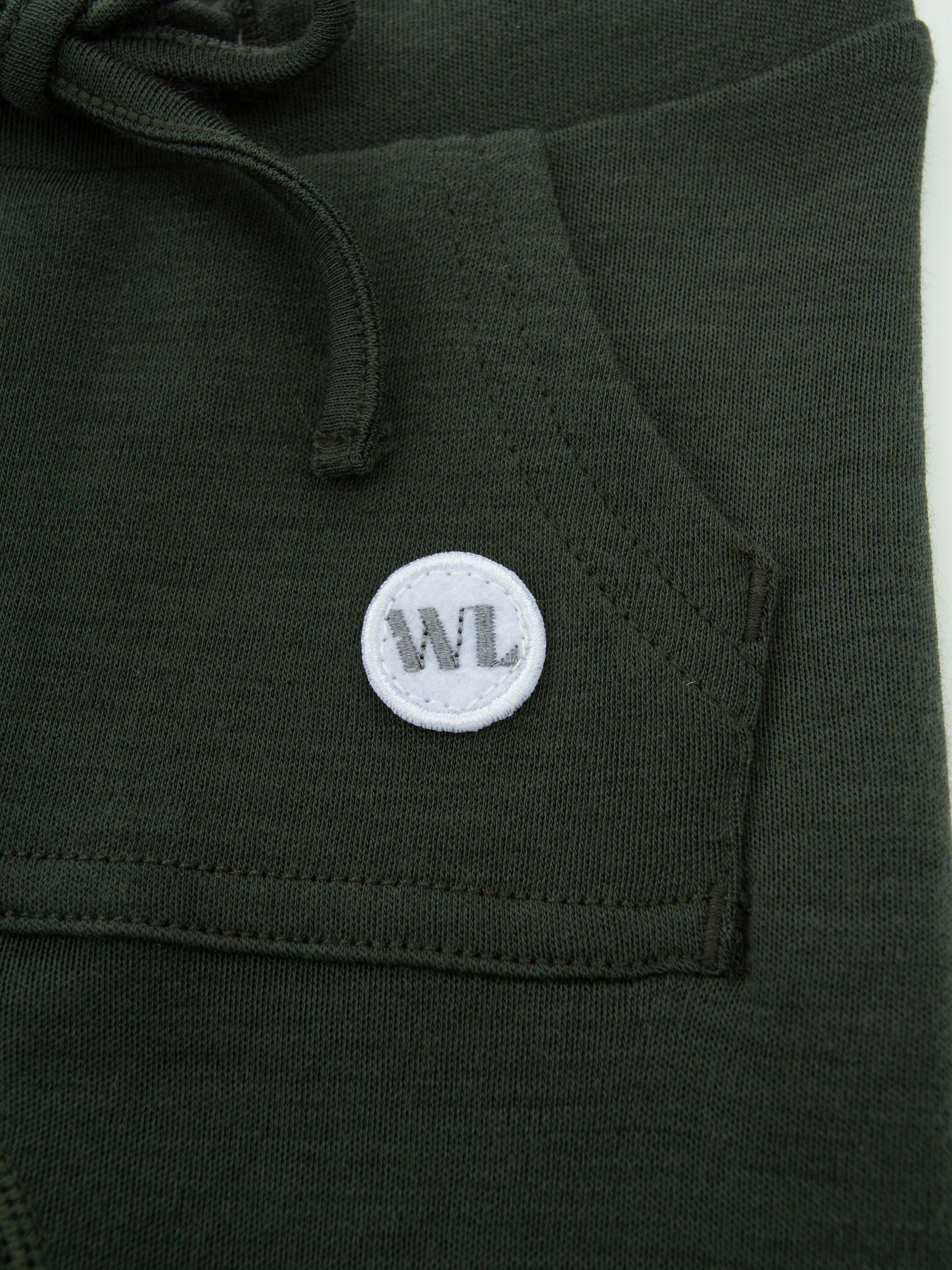 Bergen Merino Trousers With Moose Green