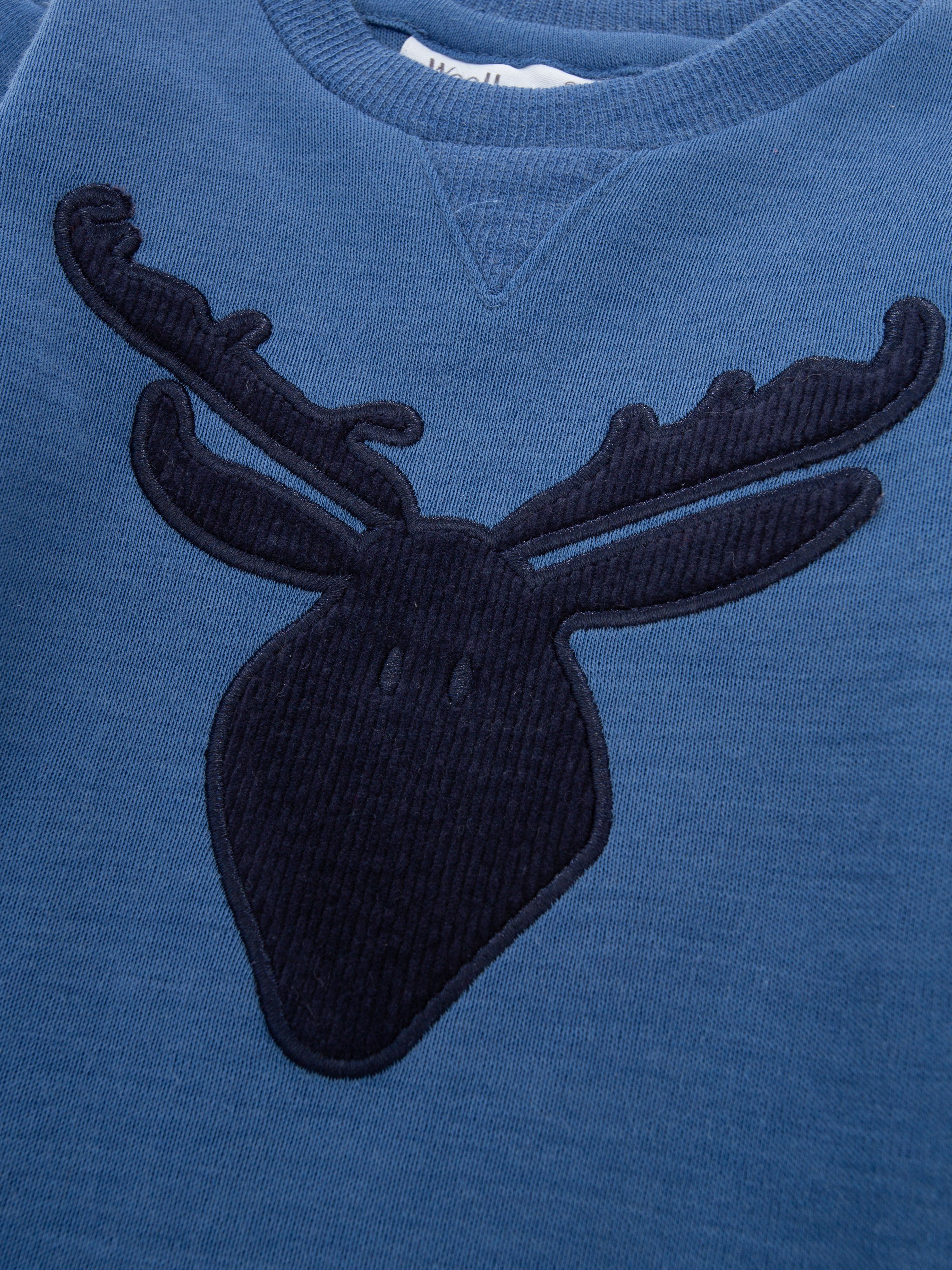 Bergen Merino Bodysuit With Moose Blue Eyes