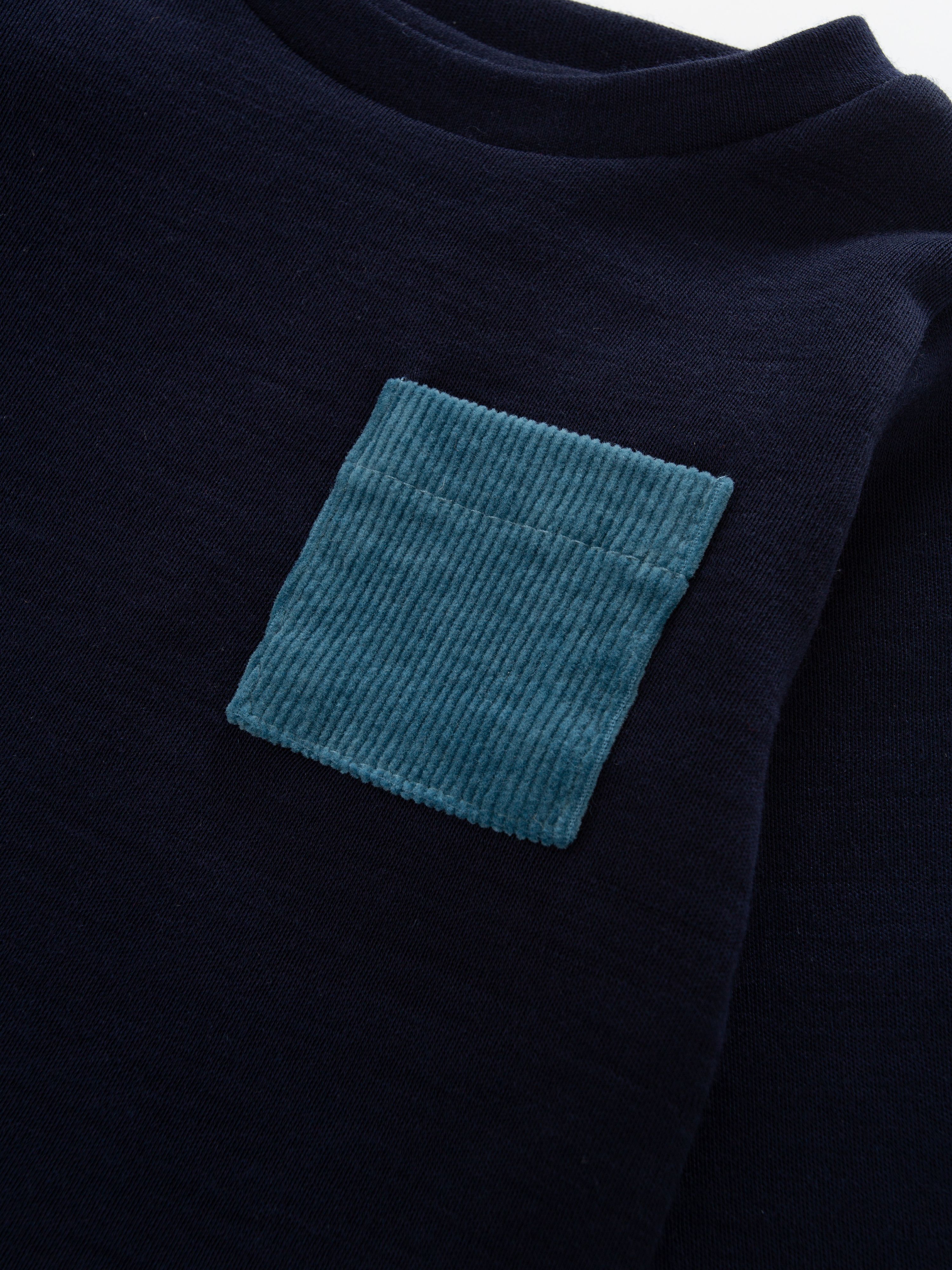 Bergen Merino Bodysuit With Moose Blue Ink