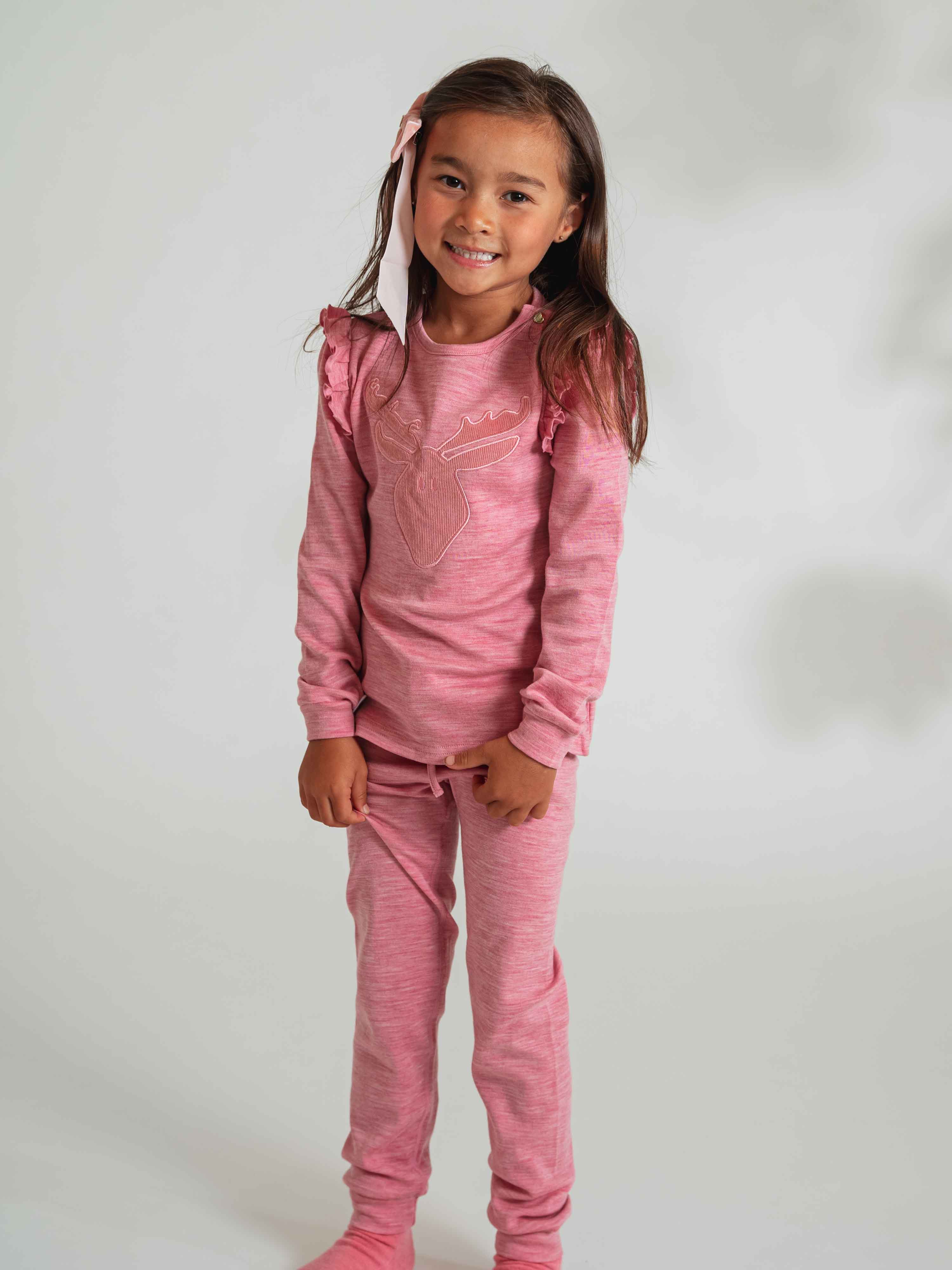 Bergen Merino Pants Rose Blush