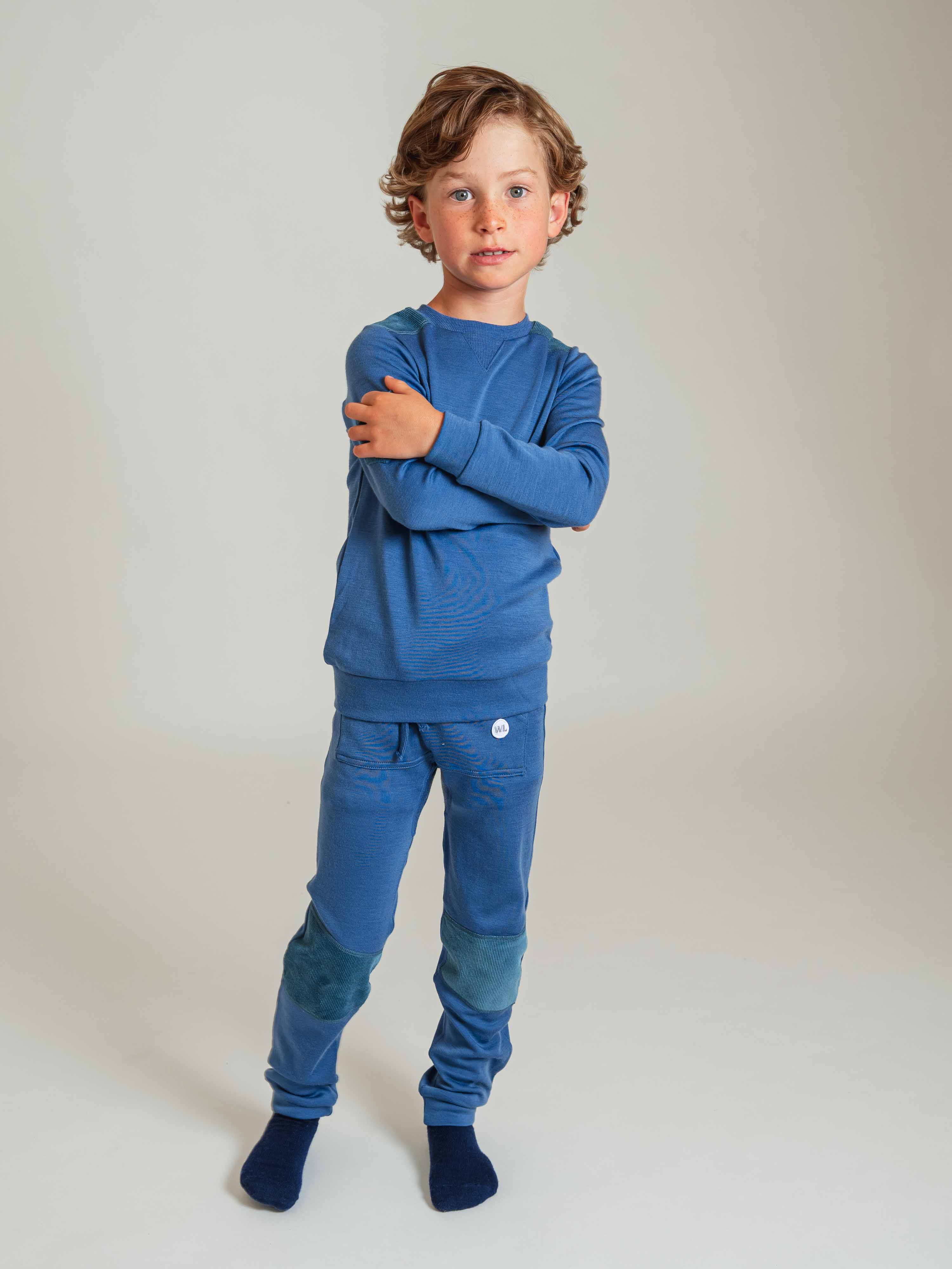 Bergen Merino Pants Blue Eyes