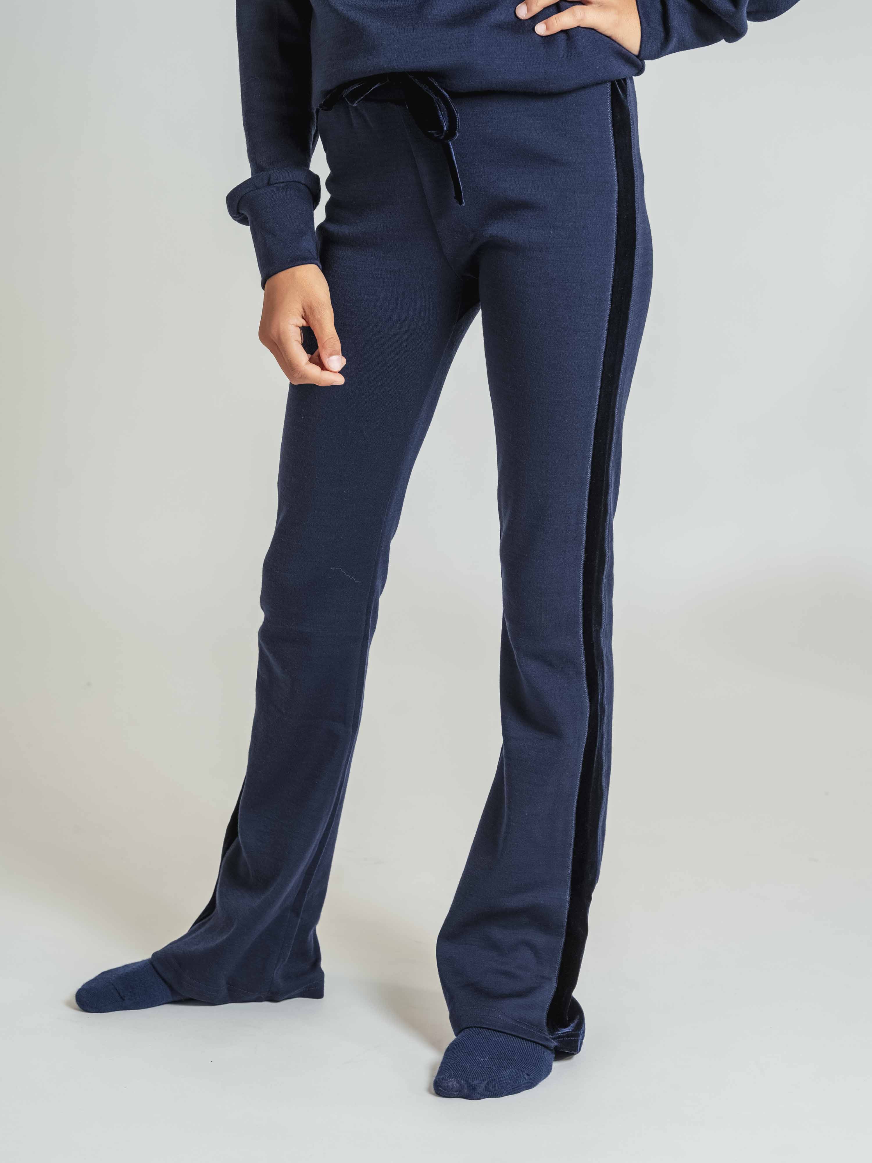 Sirdal flare pants Blue Ink