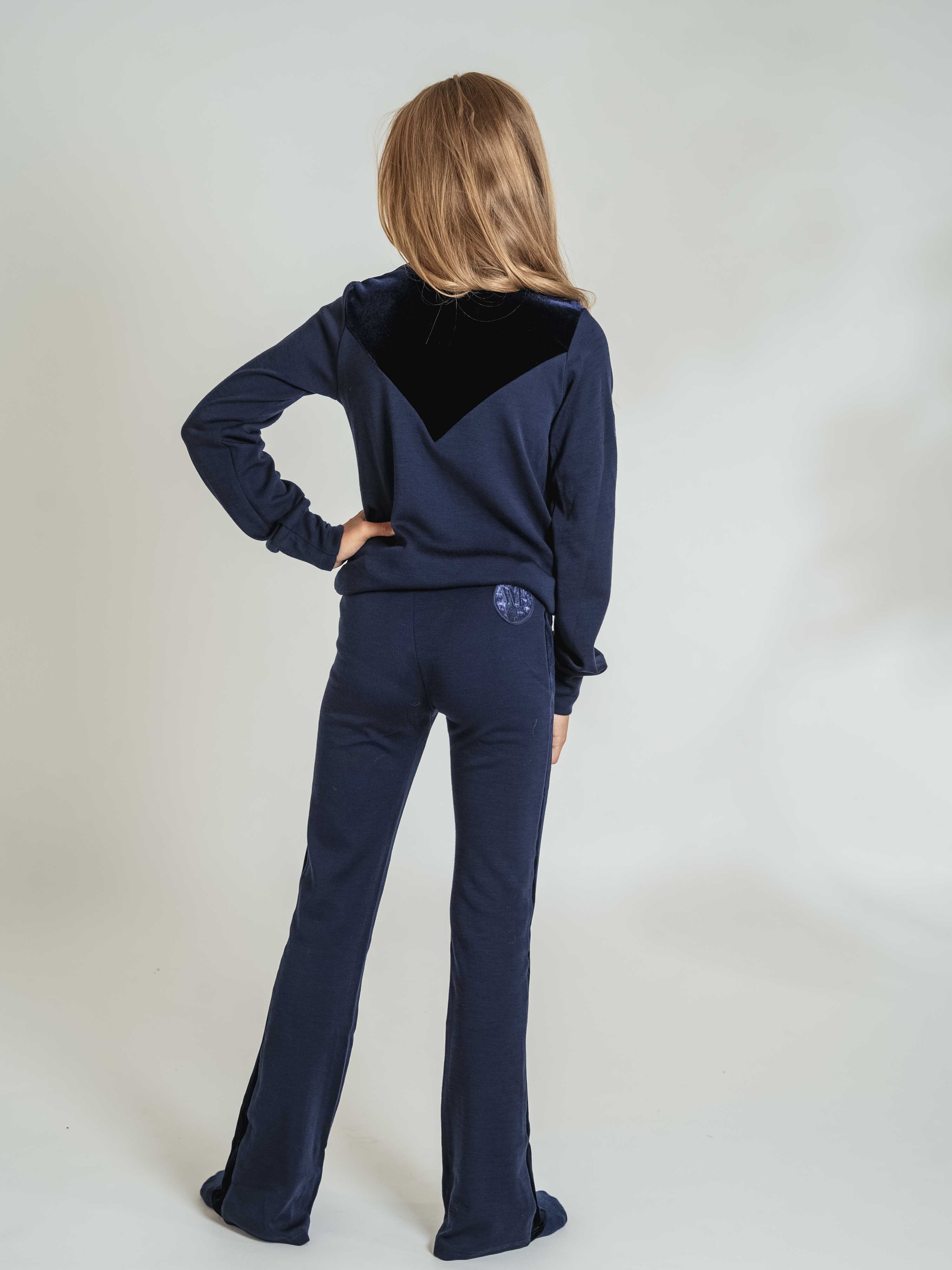 Sirdal flare pants Blue Ink