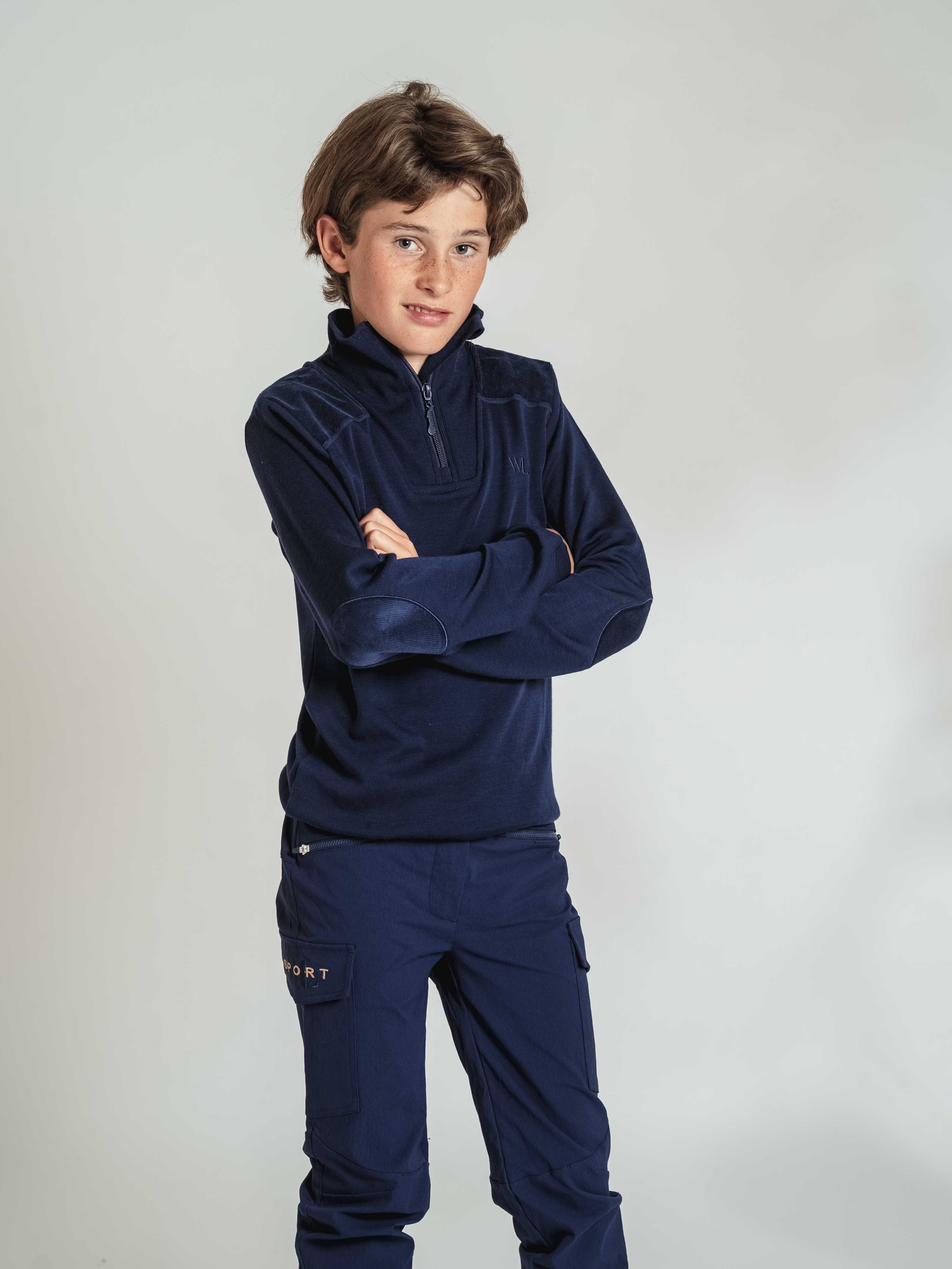 Lakselv Merino Sweater Blue Ink