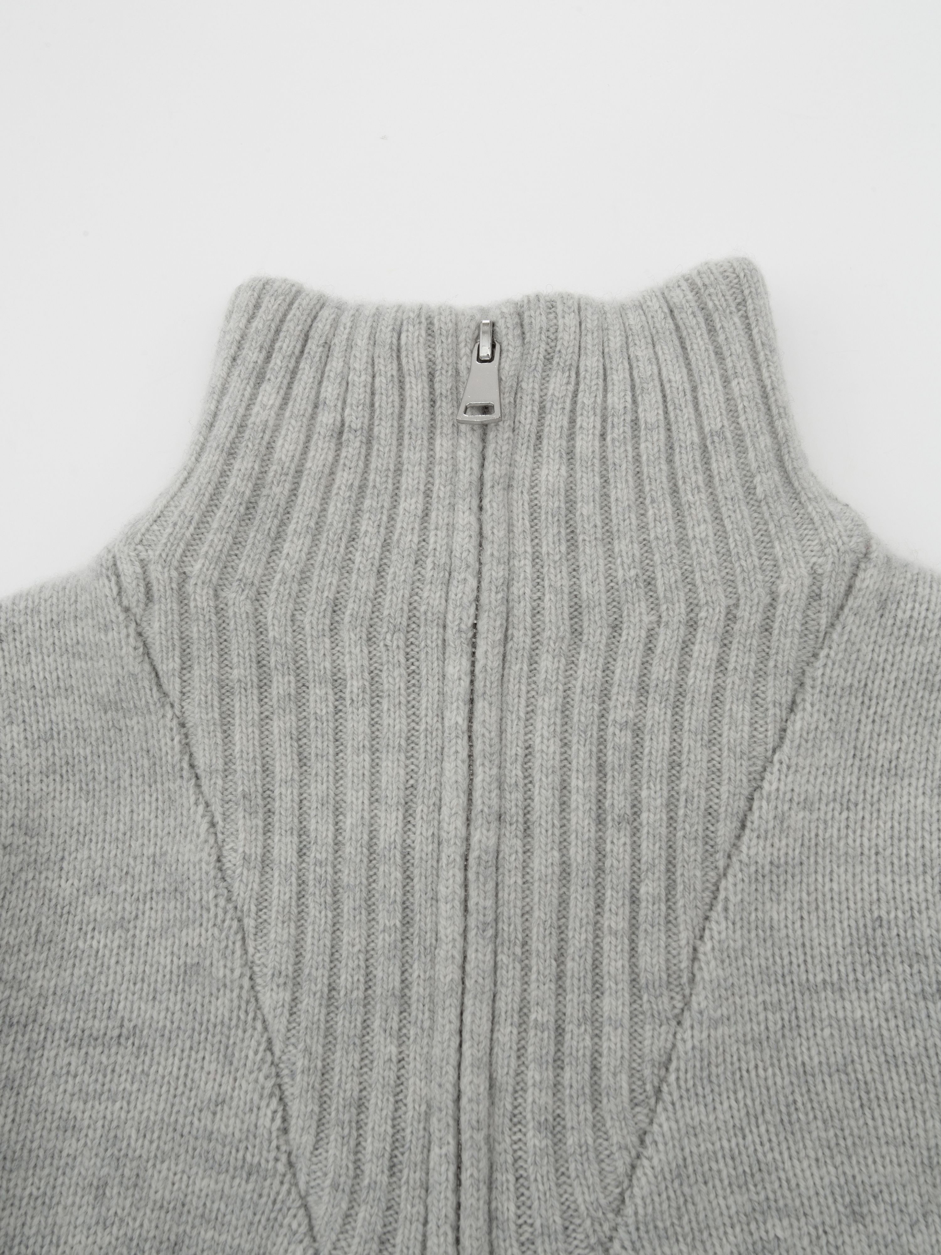 Solsiden Knitted Sweater Light Grey
