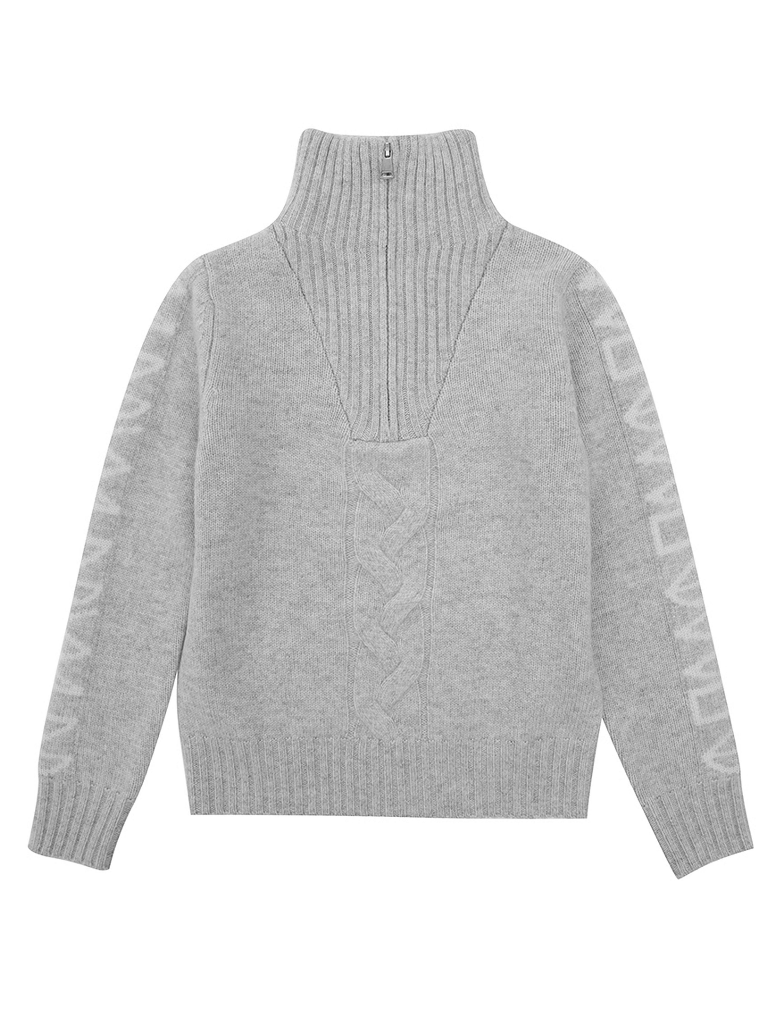 Solsiden Knitted Sweater Light Grey