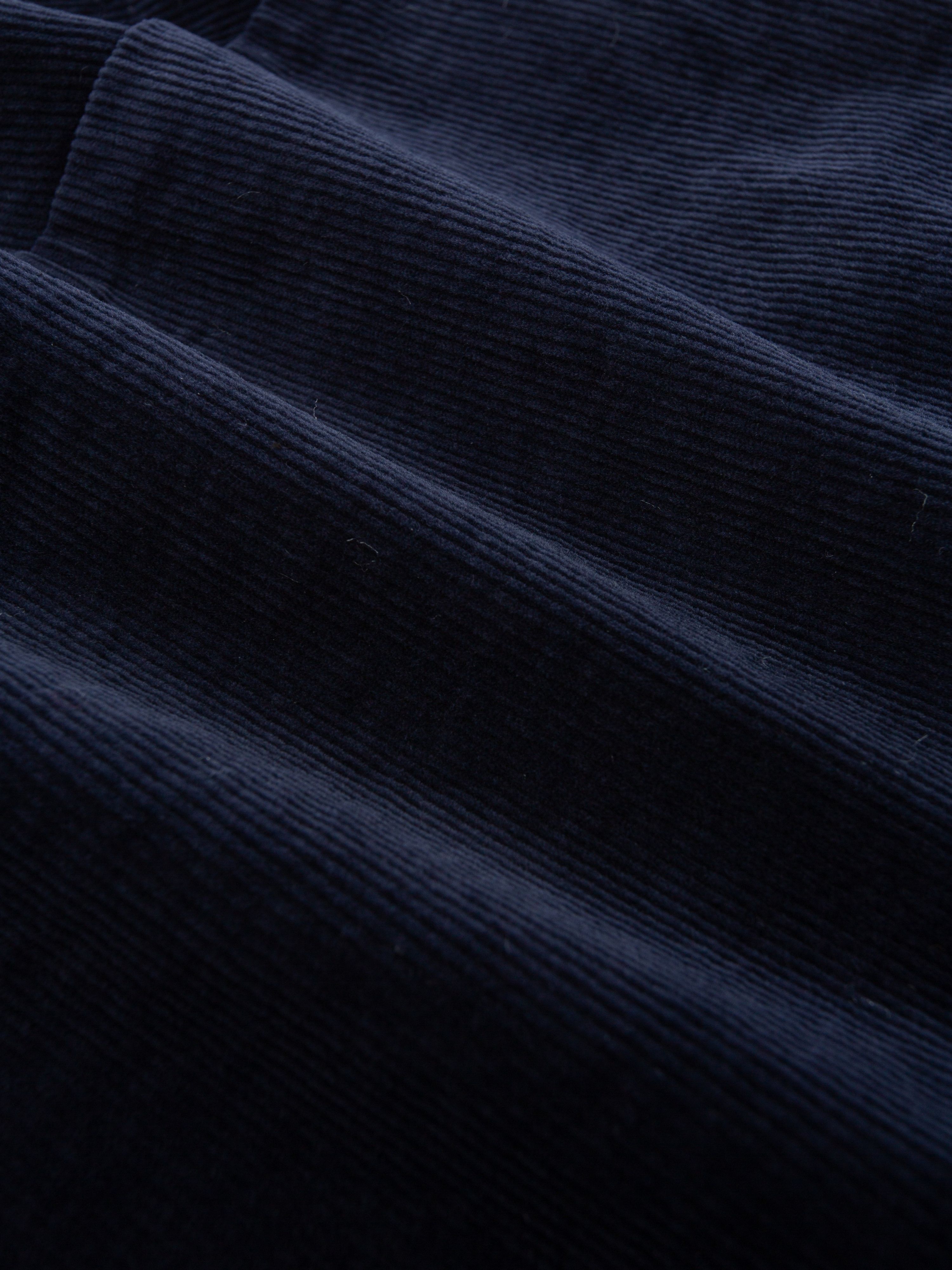 Molde Cord Skirt Blue Ink