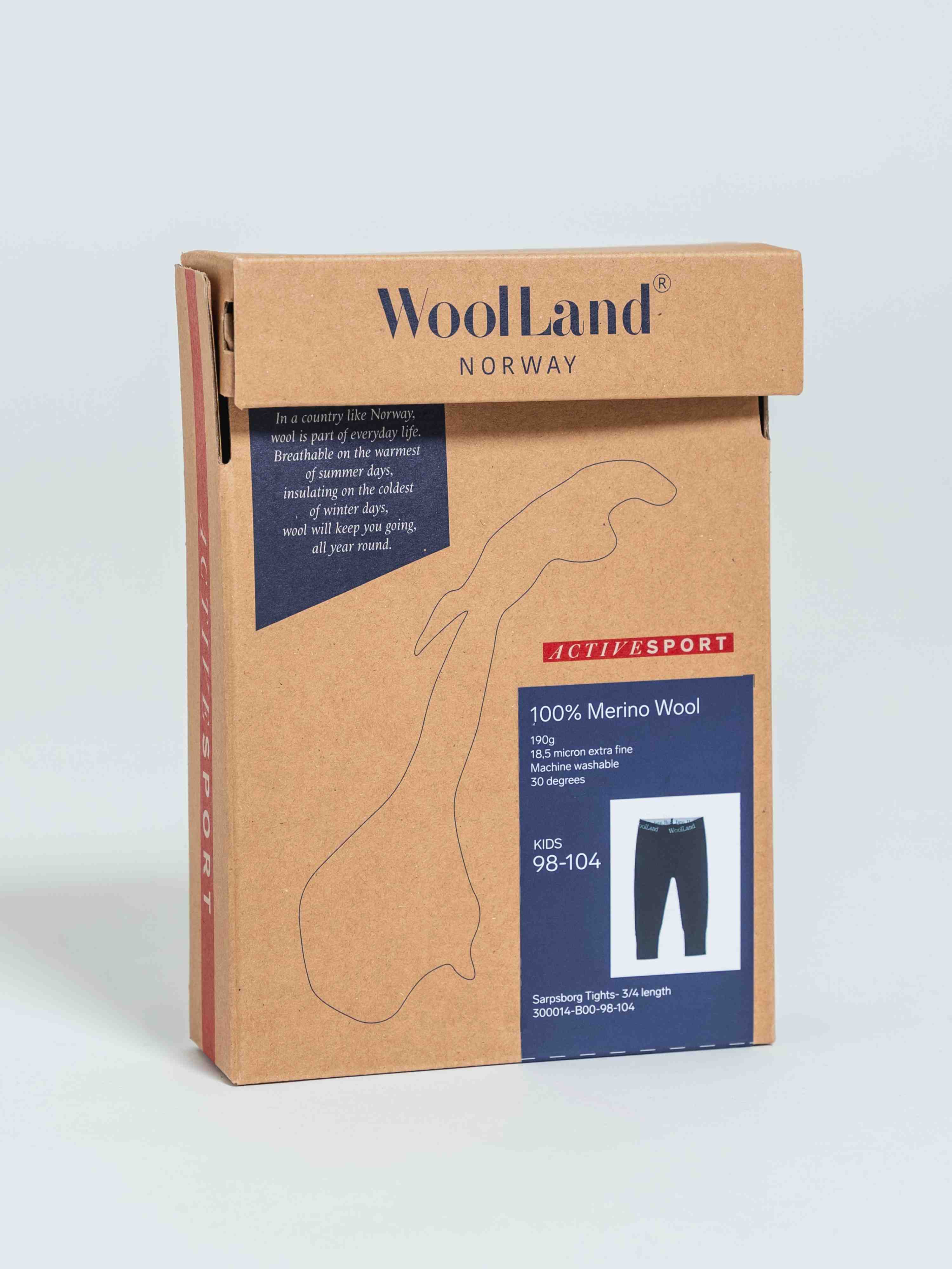 Sarpsborg Base Layer 3/4 Leggings Blue Ink