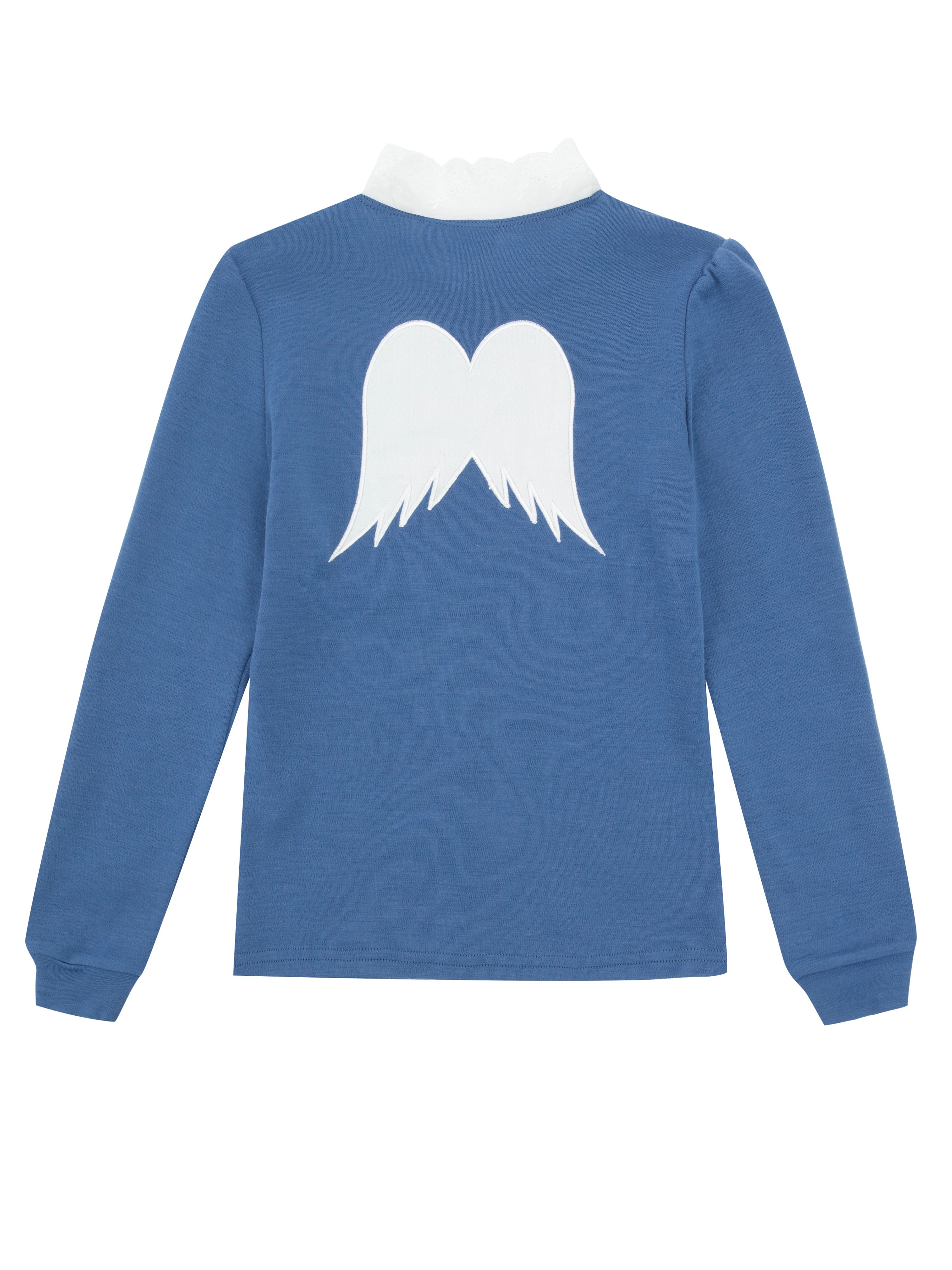 Bergen Merino Top  Blue Eyes