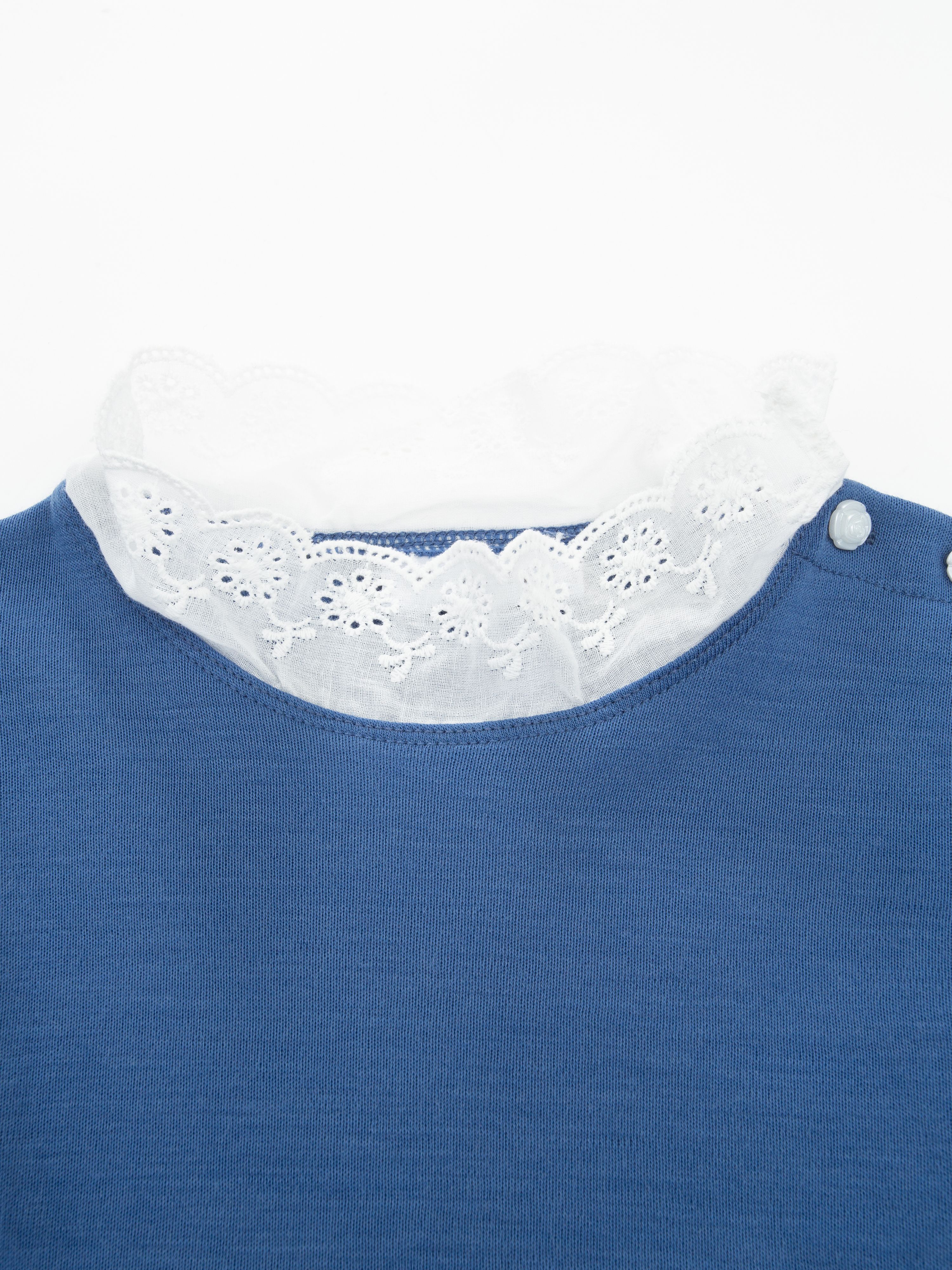 Bergen Merino Top  Blue Eyes