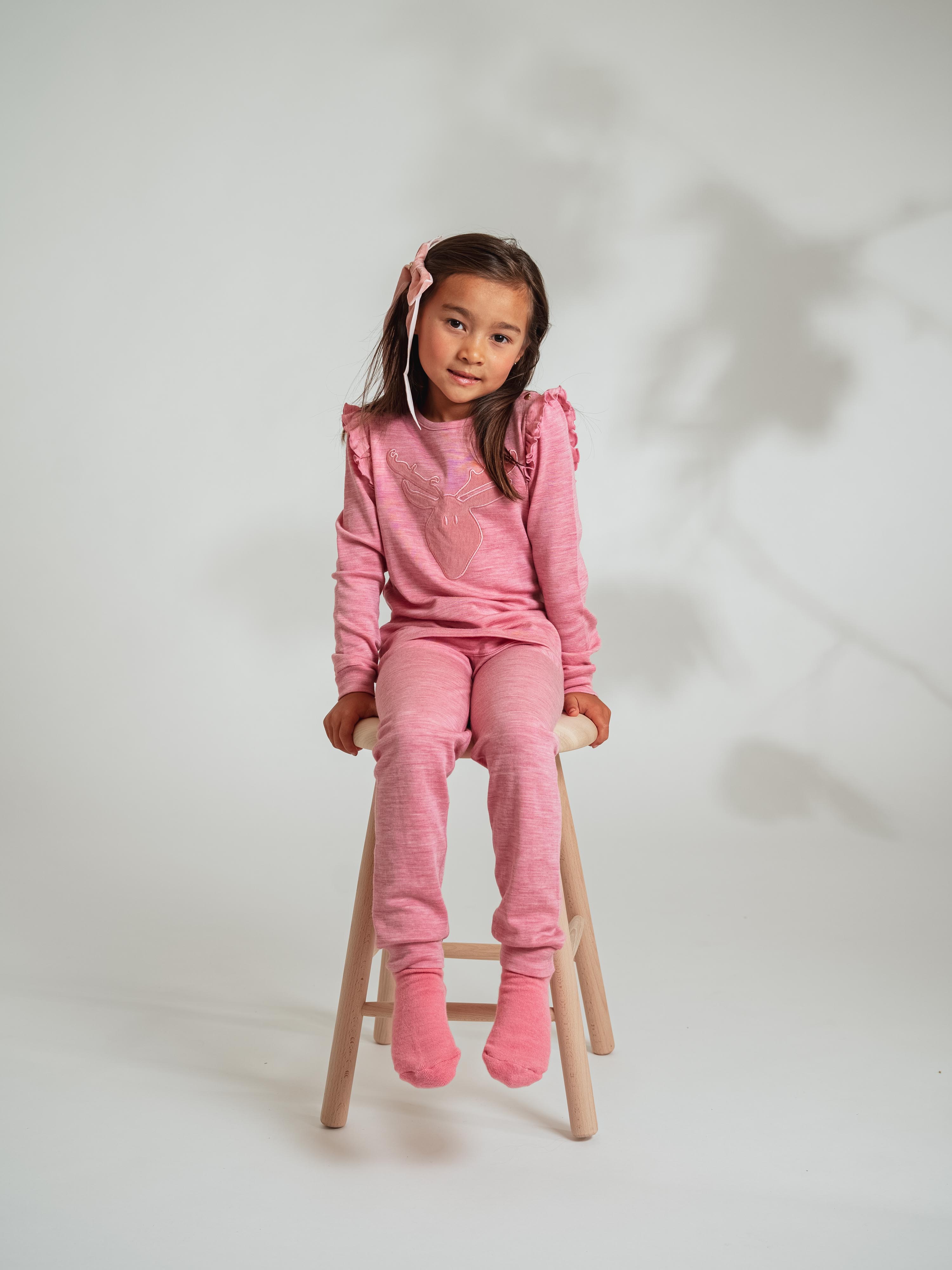 Bergen Merino Top  Rose Blush