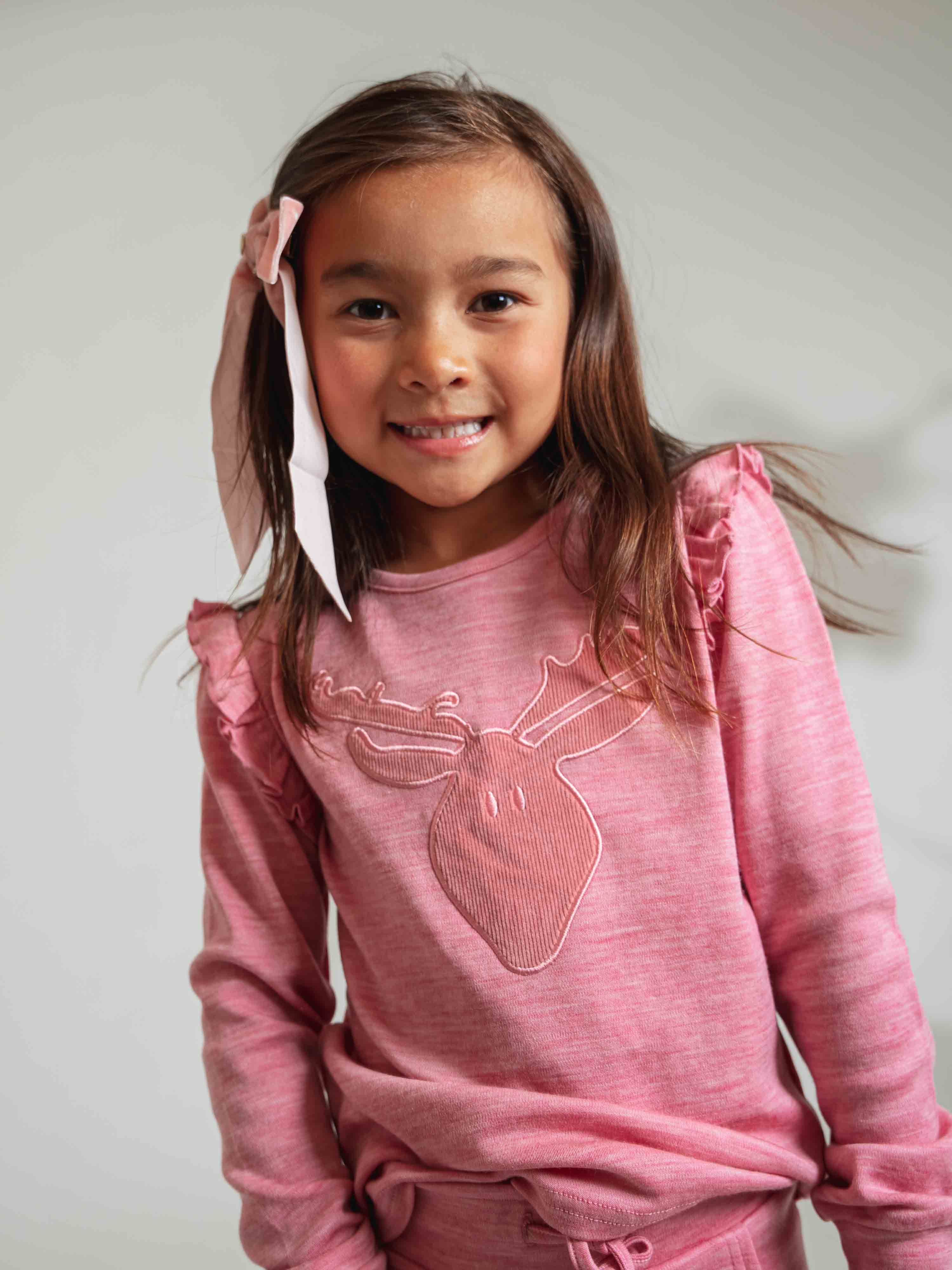 Bergen Merino Top  Rose Blush